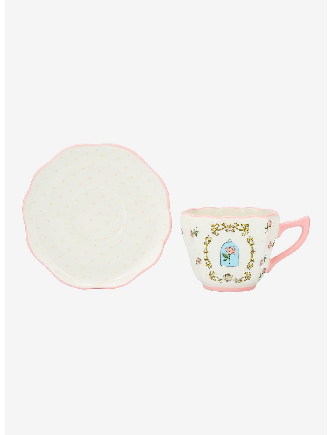 Taza de té y Platillo - La Bella y la Bestia- Disney