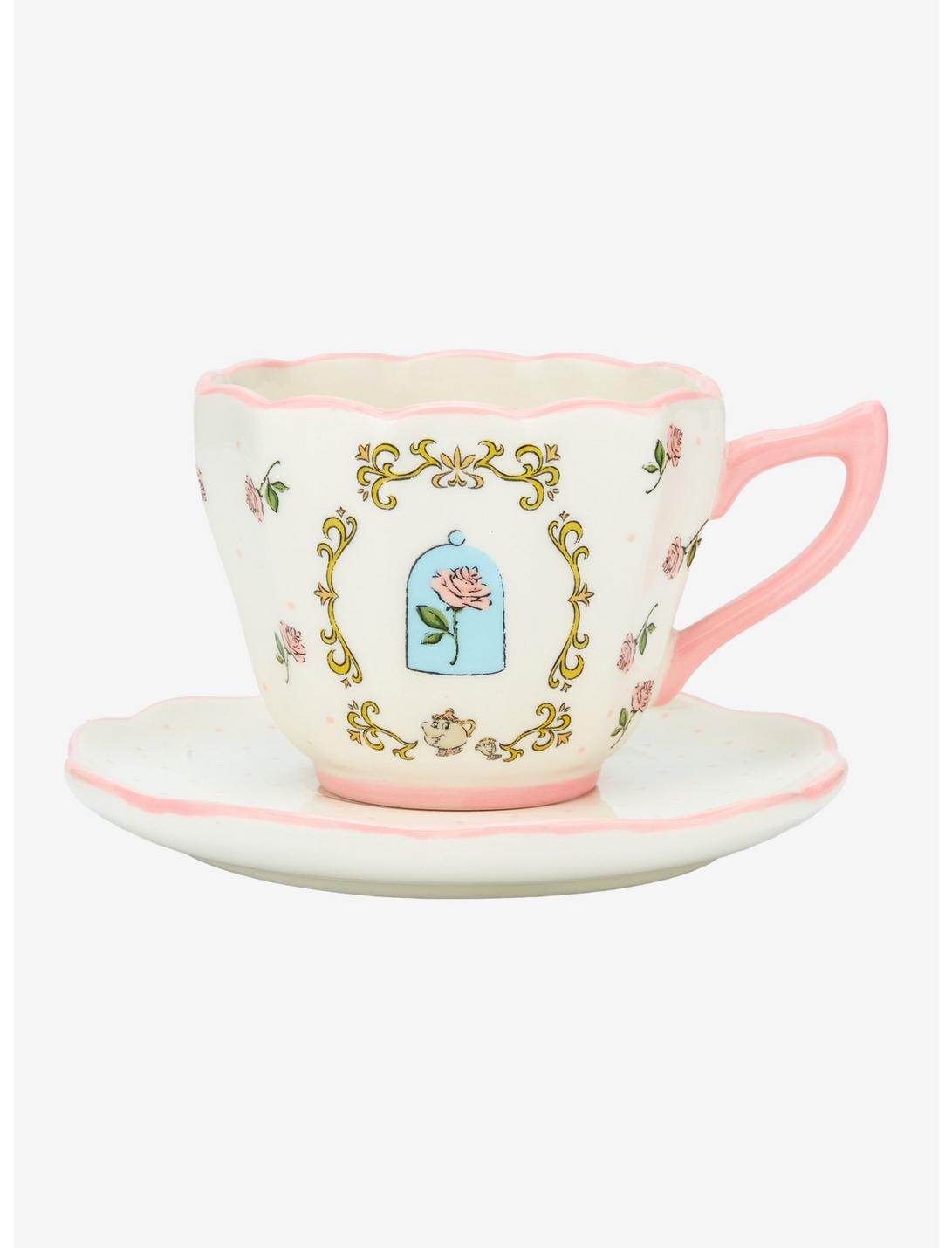 Taza de té y Platillo - La Bella y la Bestia- Disney