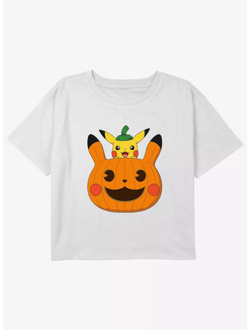 Playera corta Pokémon Pumpkin Pikachu