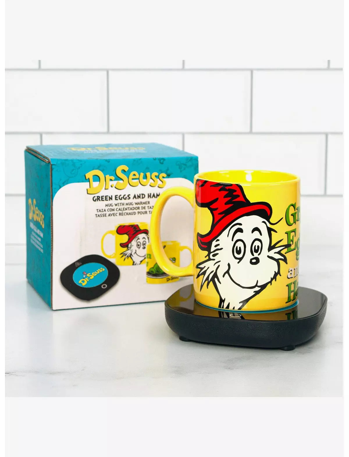 Dr. Seuss Green Eggs and Ham Calentador Taza