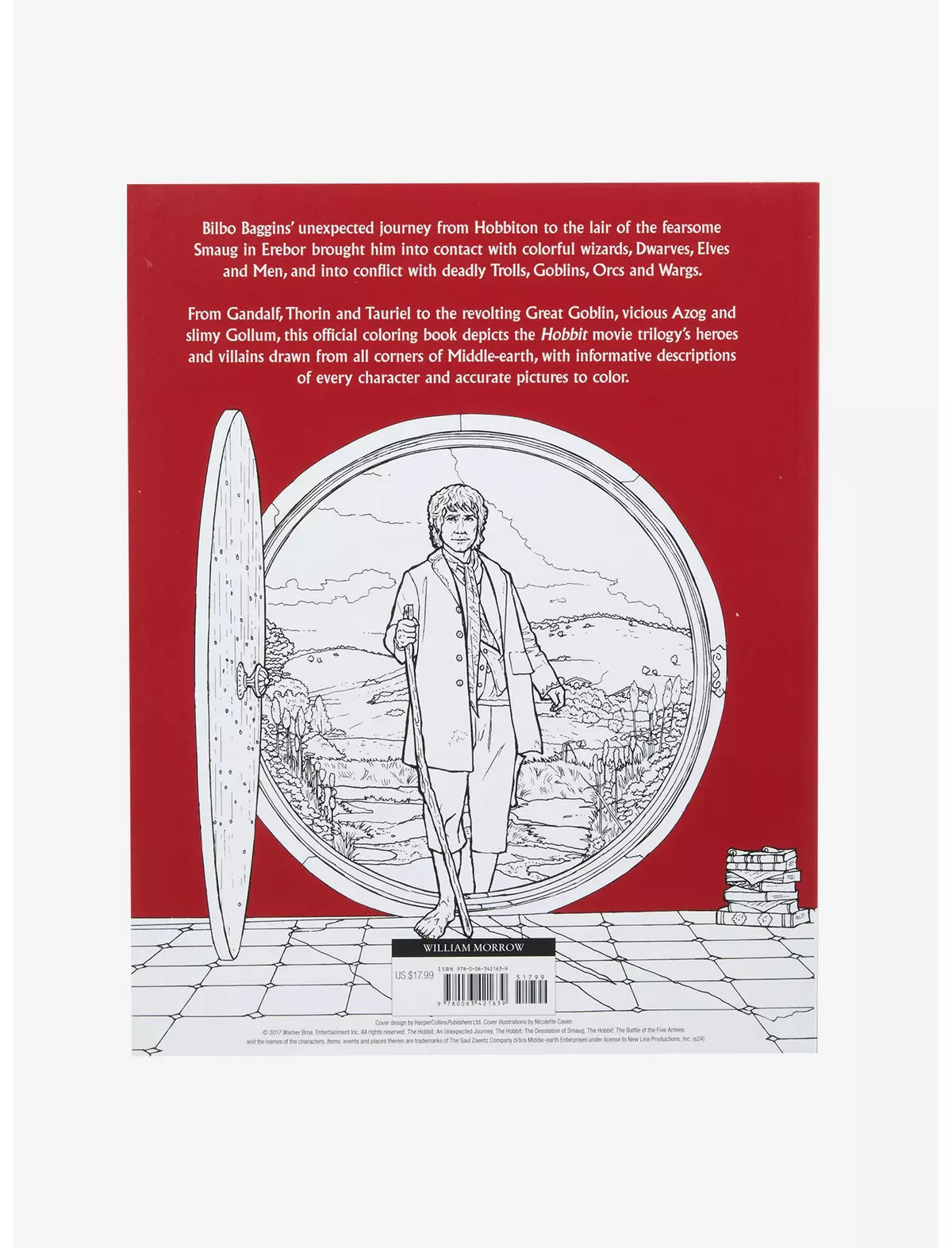 Señor De Los Anillos Libro De Colorear Hobbit