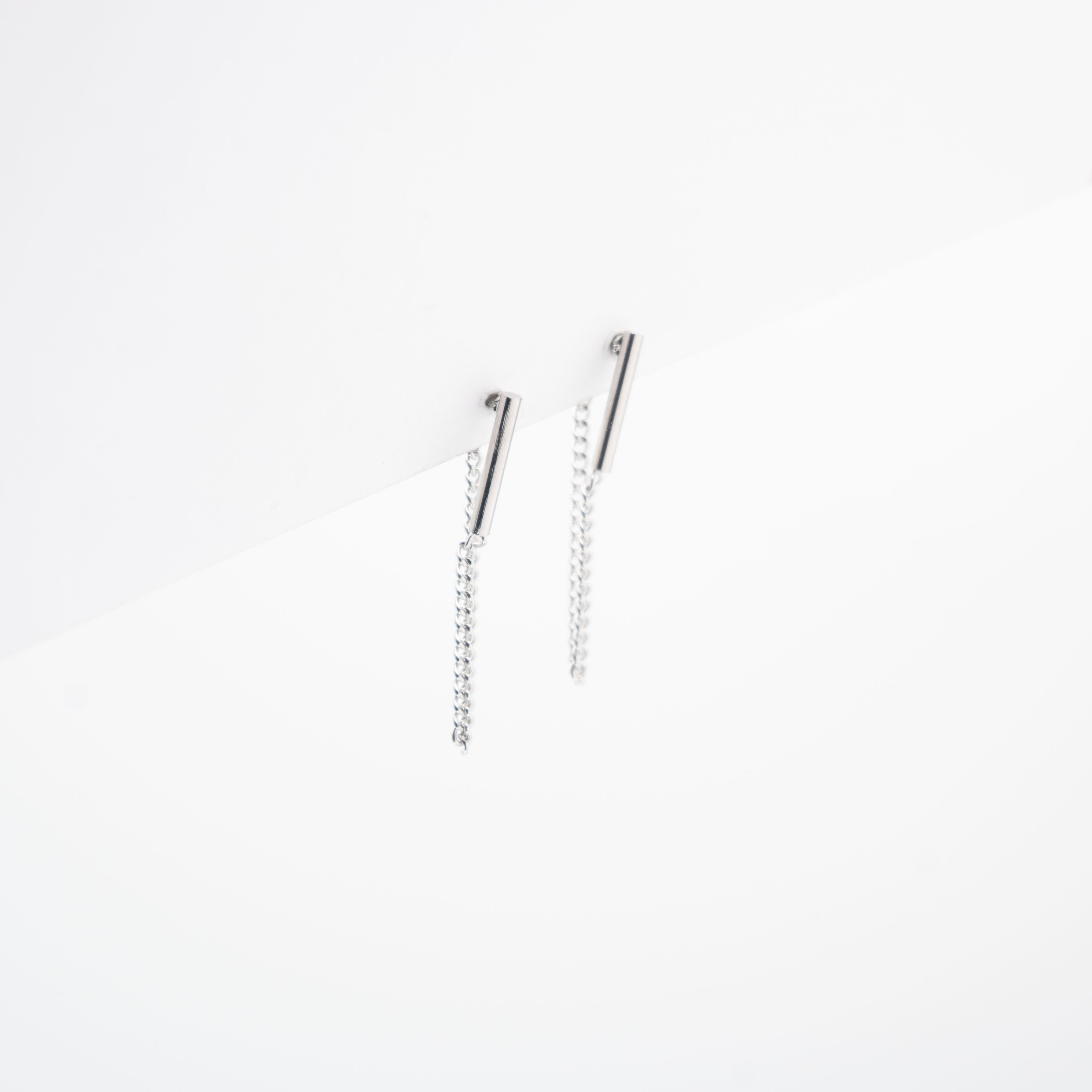Aretes De Cadena Colgante