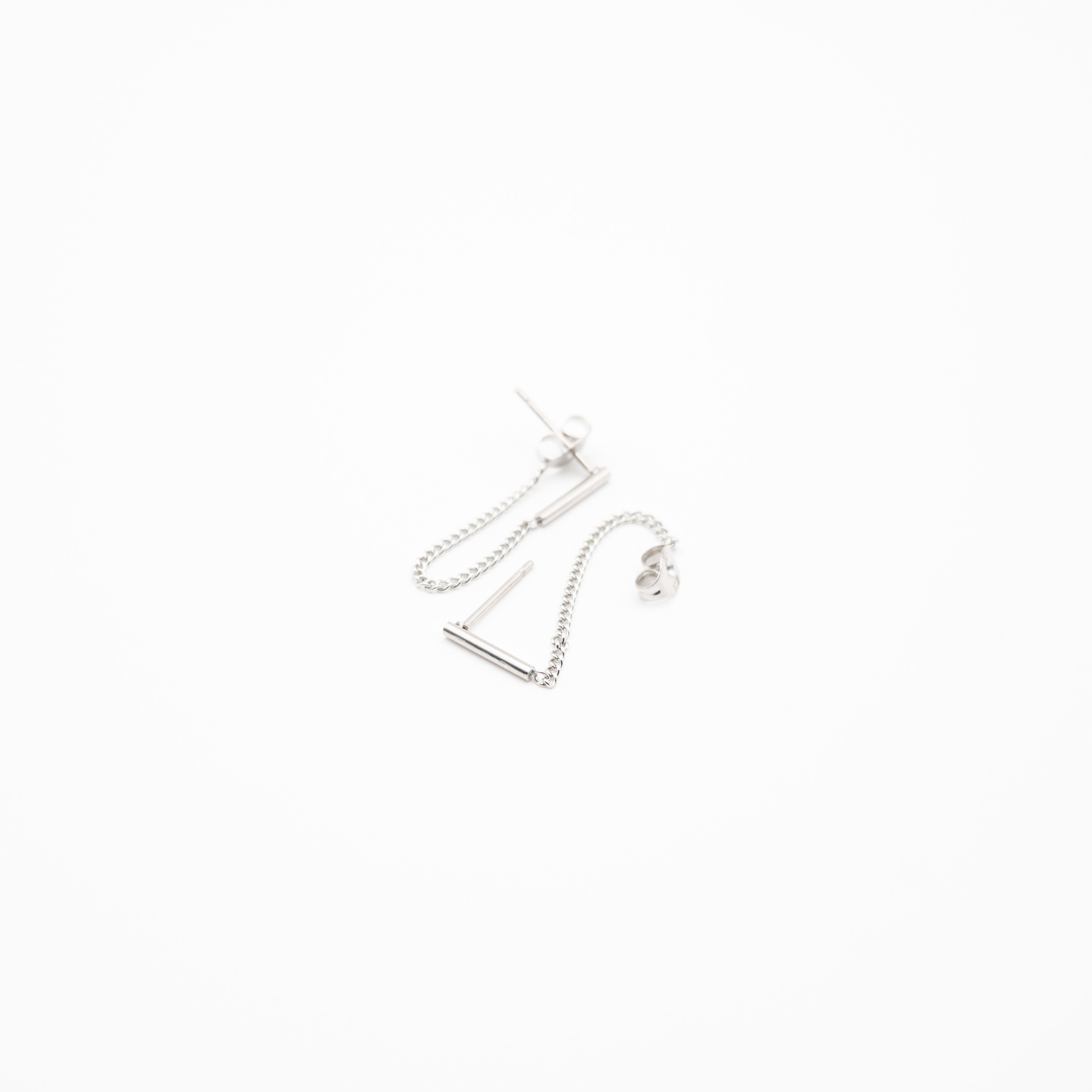 Aretes De Cadena Colgante