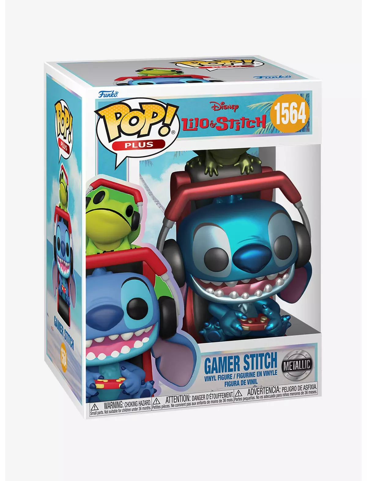 Funko Pop! Plus Disney Lilo & Stitch Gamer Stitch Vinyl Figure