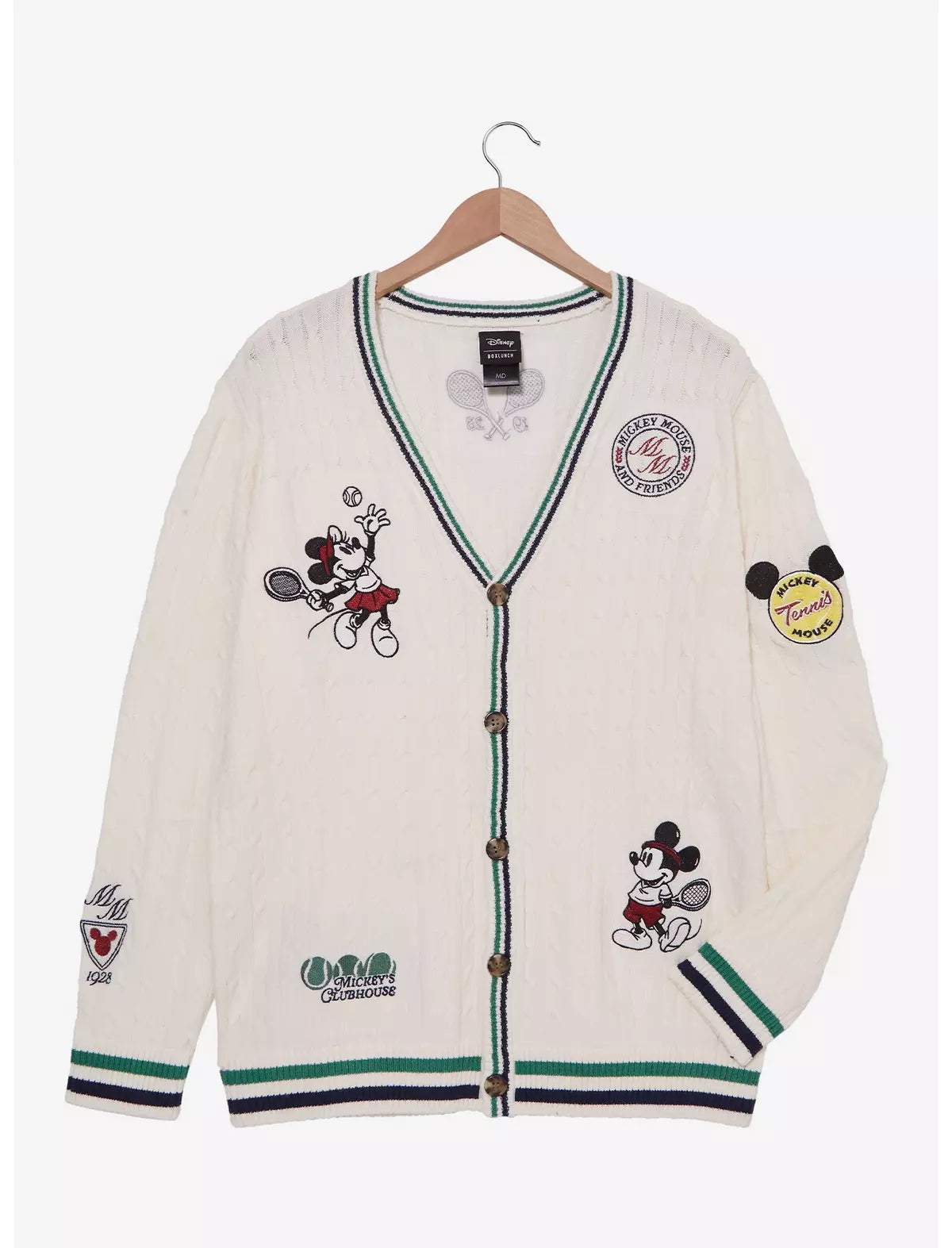 Disney Mickey Mouse and Friends Country Club Tennis Icons Cardigan