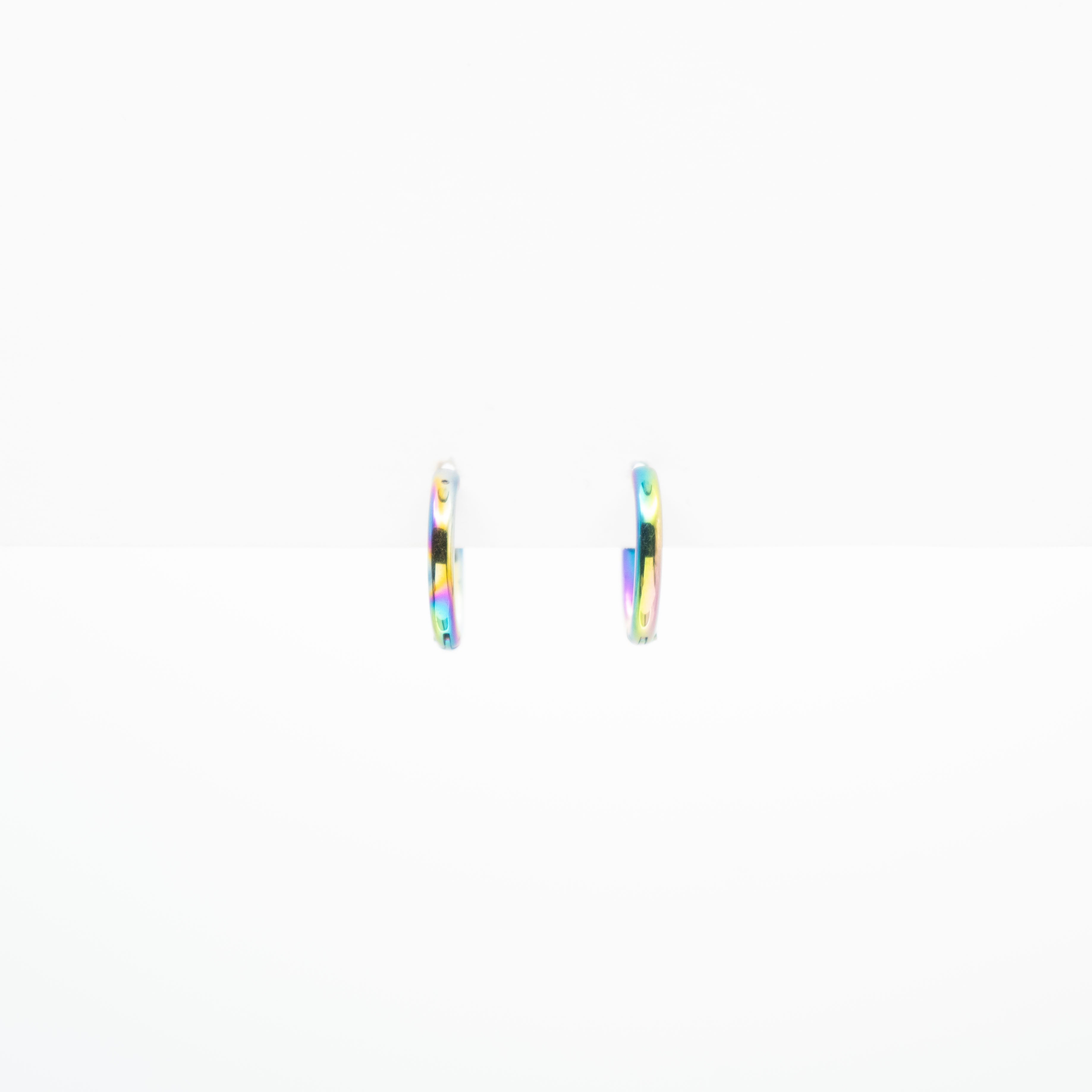 Aretes De Argolla Anodizado