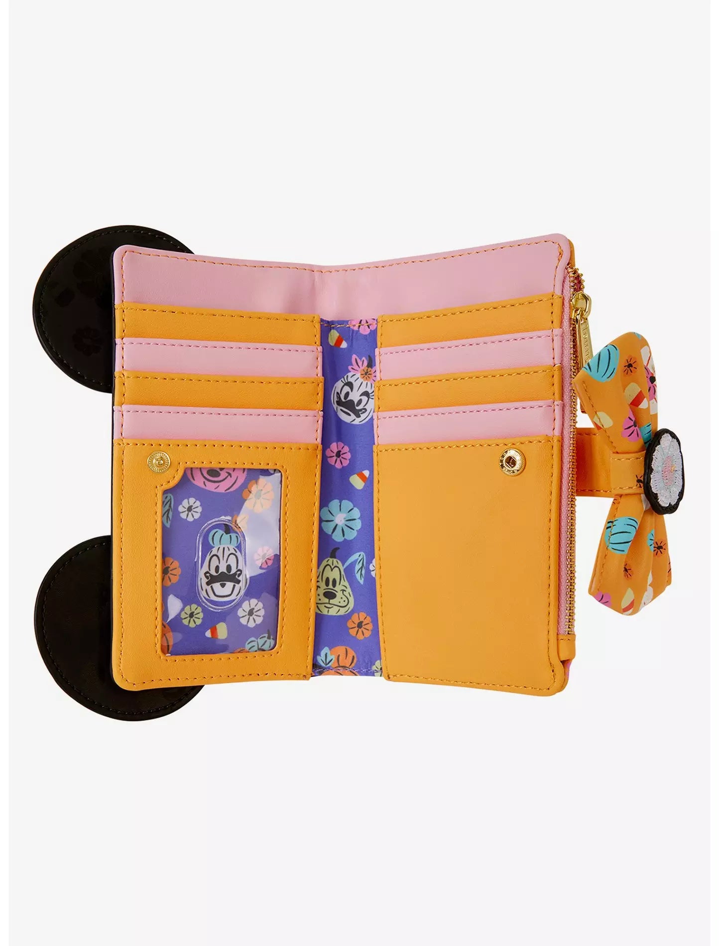 Cartera Loungefly Disney Minnie Mouse con calabaza y moño floral