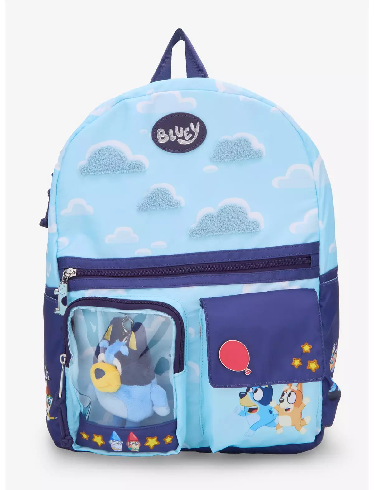 Bluey Scenic Backpack With Bluey Plush