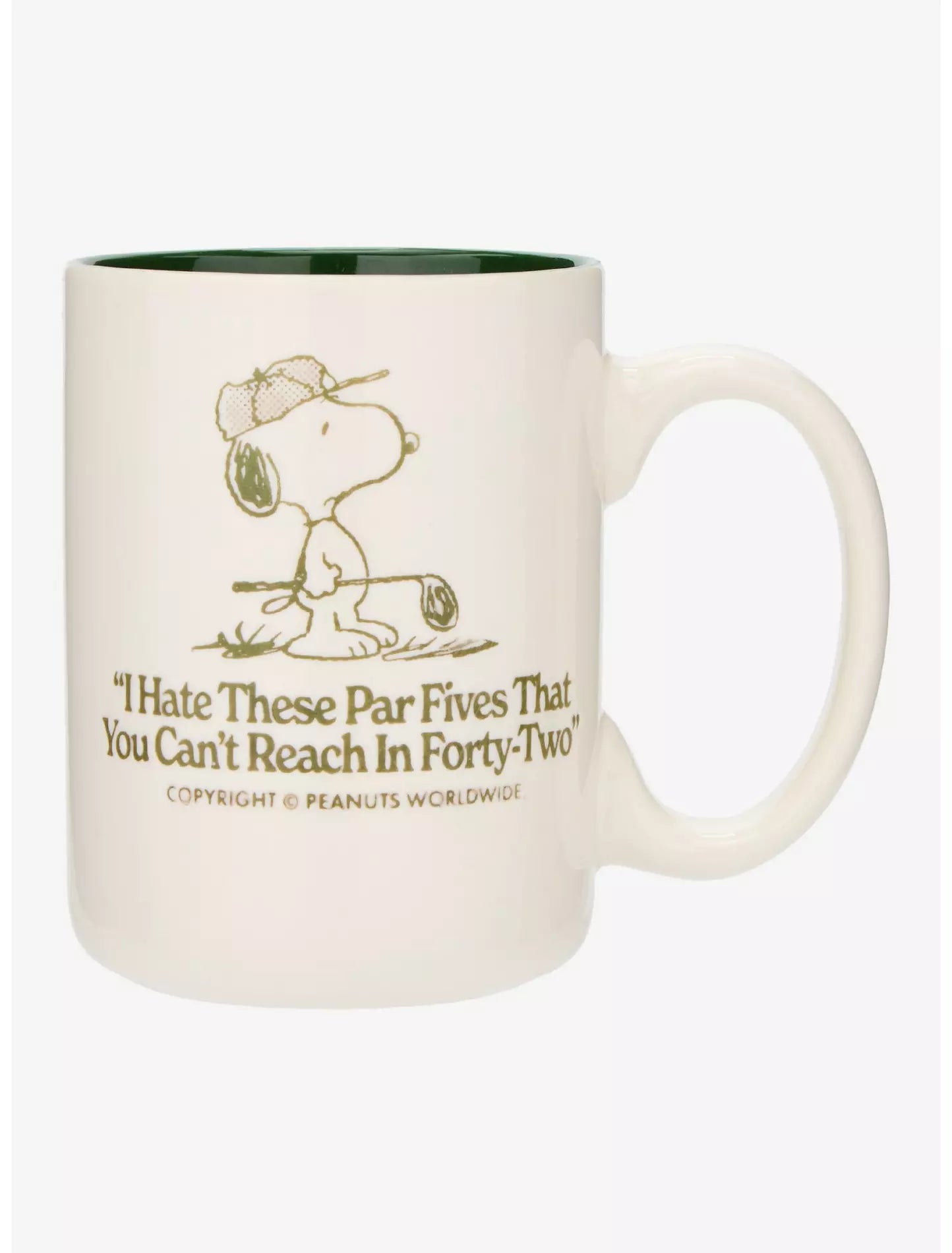 Taza Peanuts Snoopy Golf