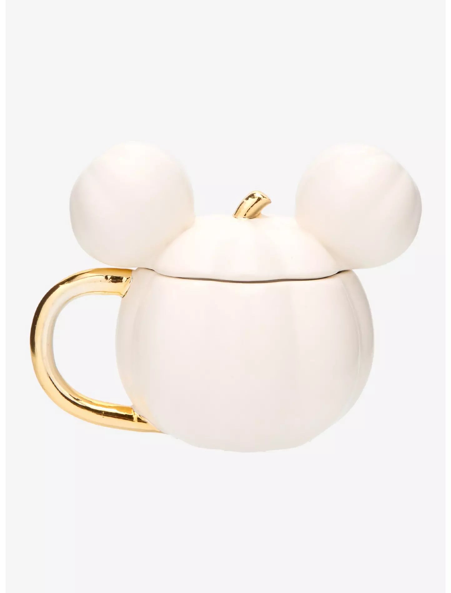 Mickey Mouse Taza Calabaza blanca con tapa Disney Pumpkin