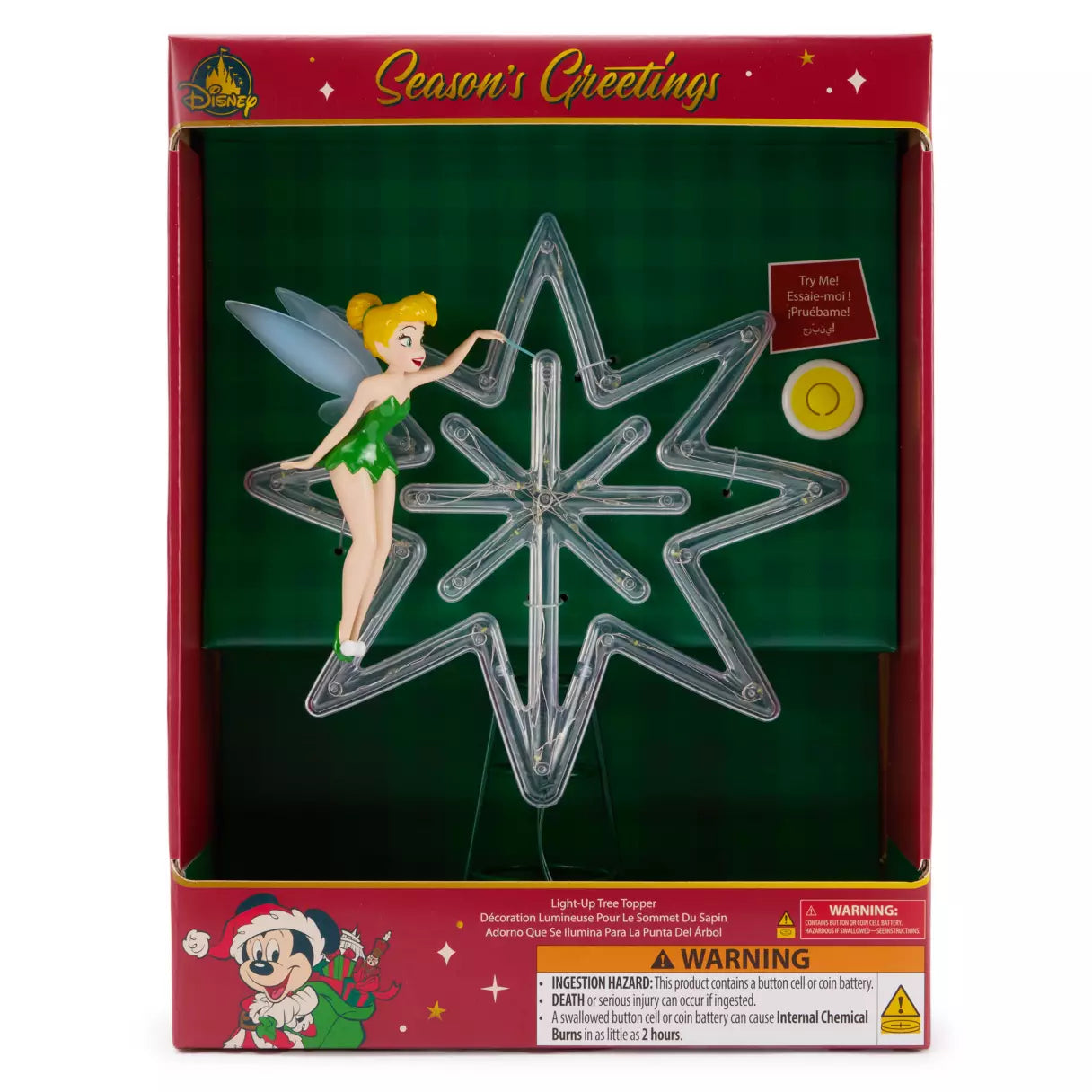 Tinkerbell Campanita Estrella Arbolito Navidad