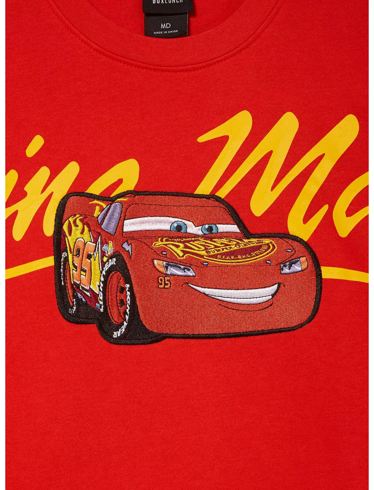 Disney Pixar Cars Lightning McQueen Panel Crewneck