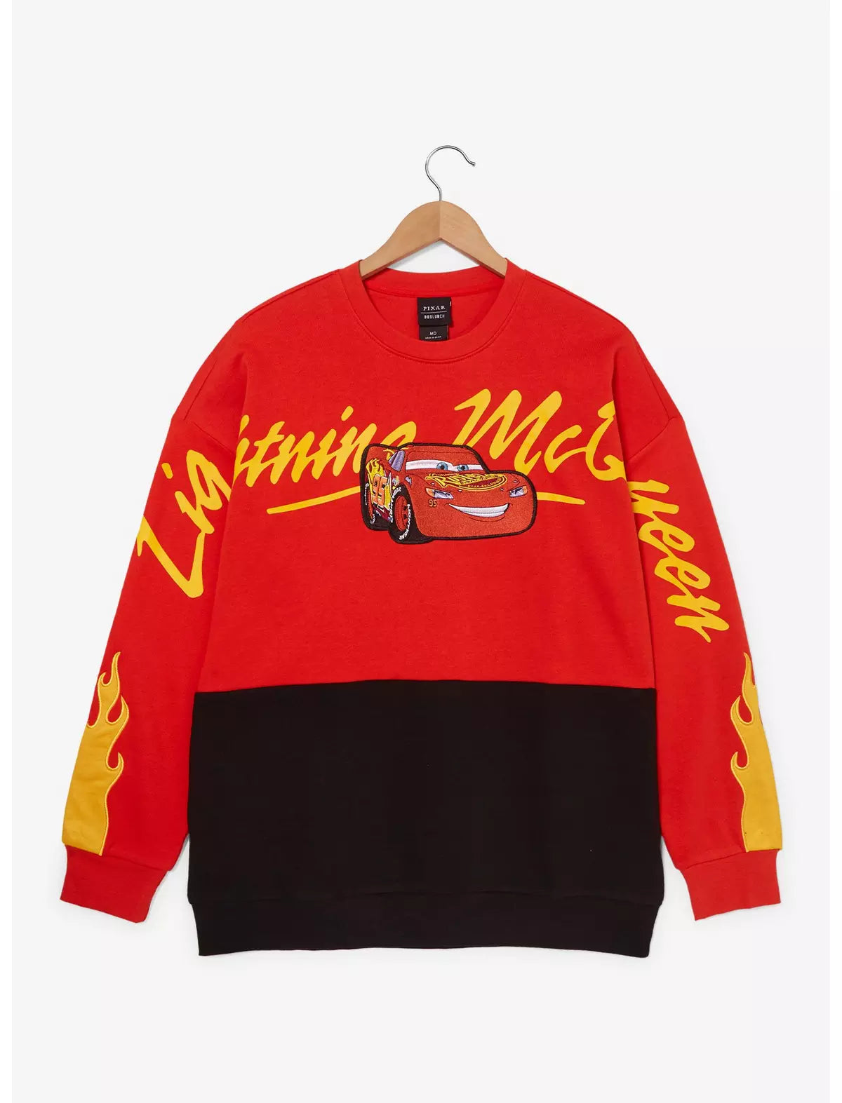 Disney Pixar Cars Lightning McQueen Panel Crewneck