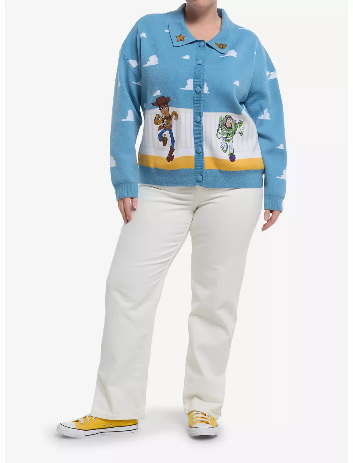 Disney Pixar Toy Story Woody & Buzz SueterCardigan