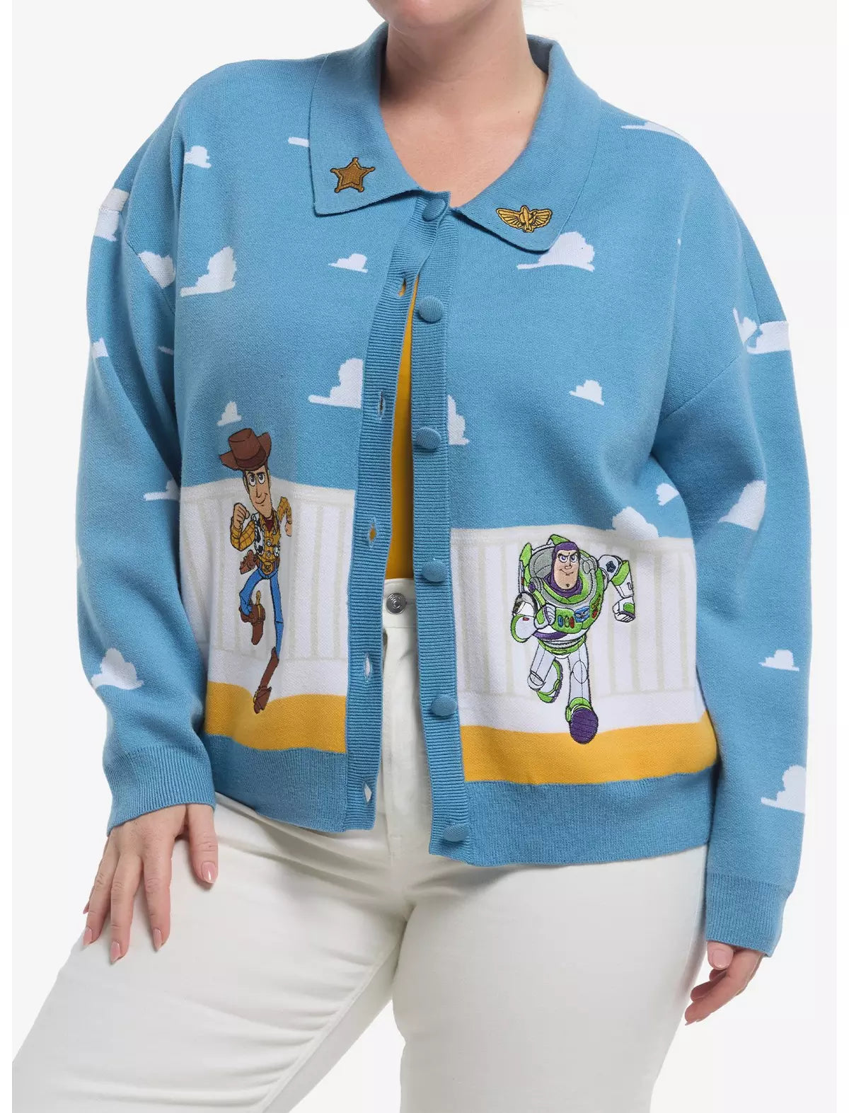 Disney Pixar Toy Story Woody & Buzz SueterCardigan