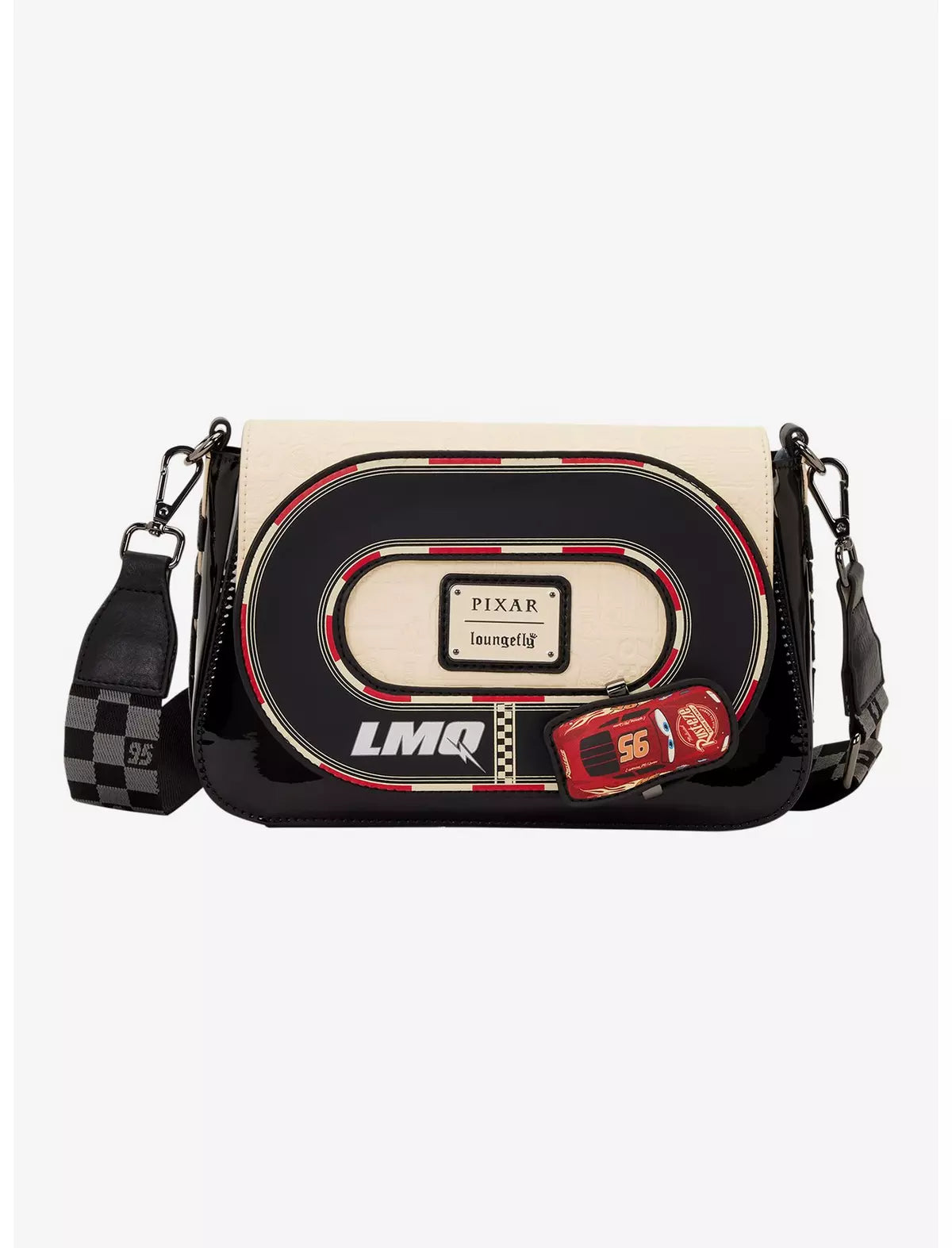 Disney Pixar Cars Lightning McQueen Racetrack Crossbody Bolsa
