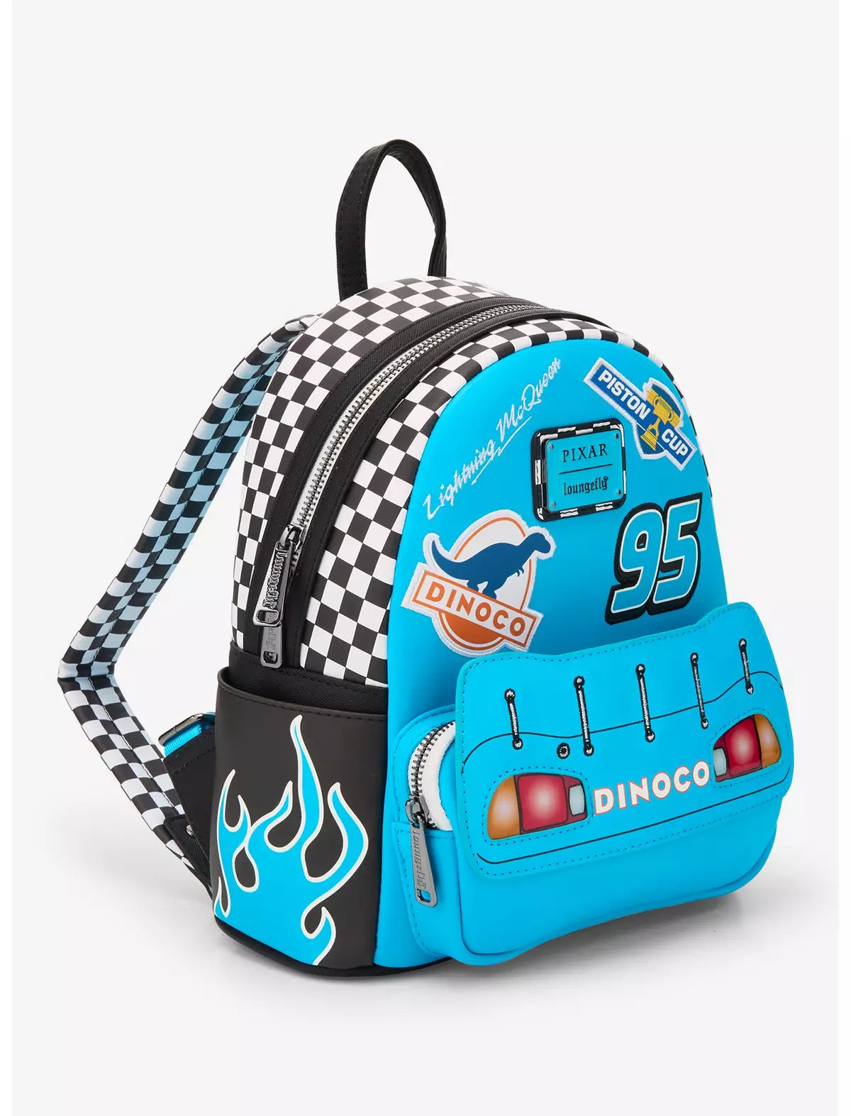 Disney Pixar Cars Lightning McQueen Dinoco Light-Up Mochila Con Luz