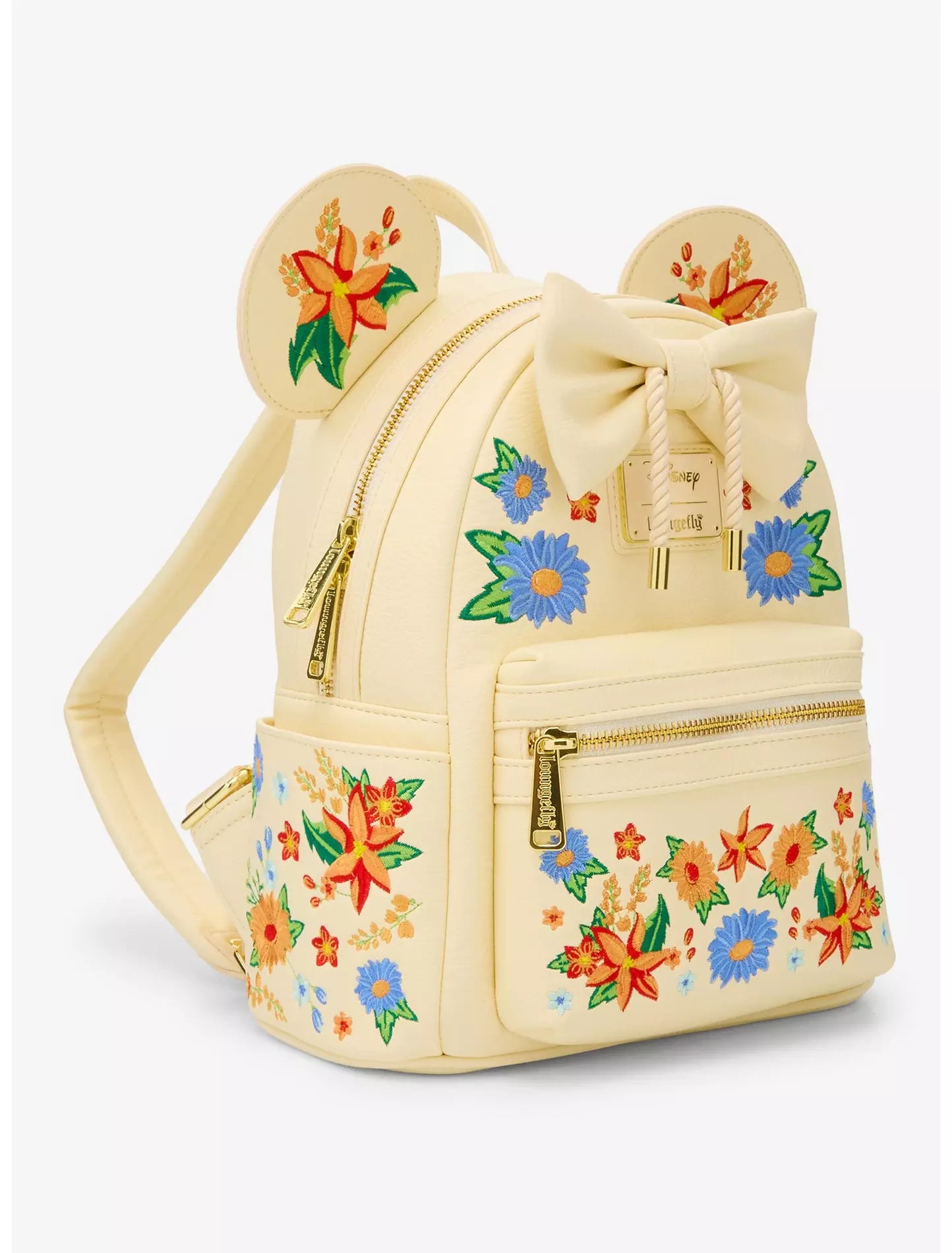 Mini Mochila Floral Minnie Mouse Orejas Loungefly Disney