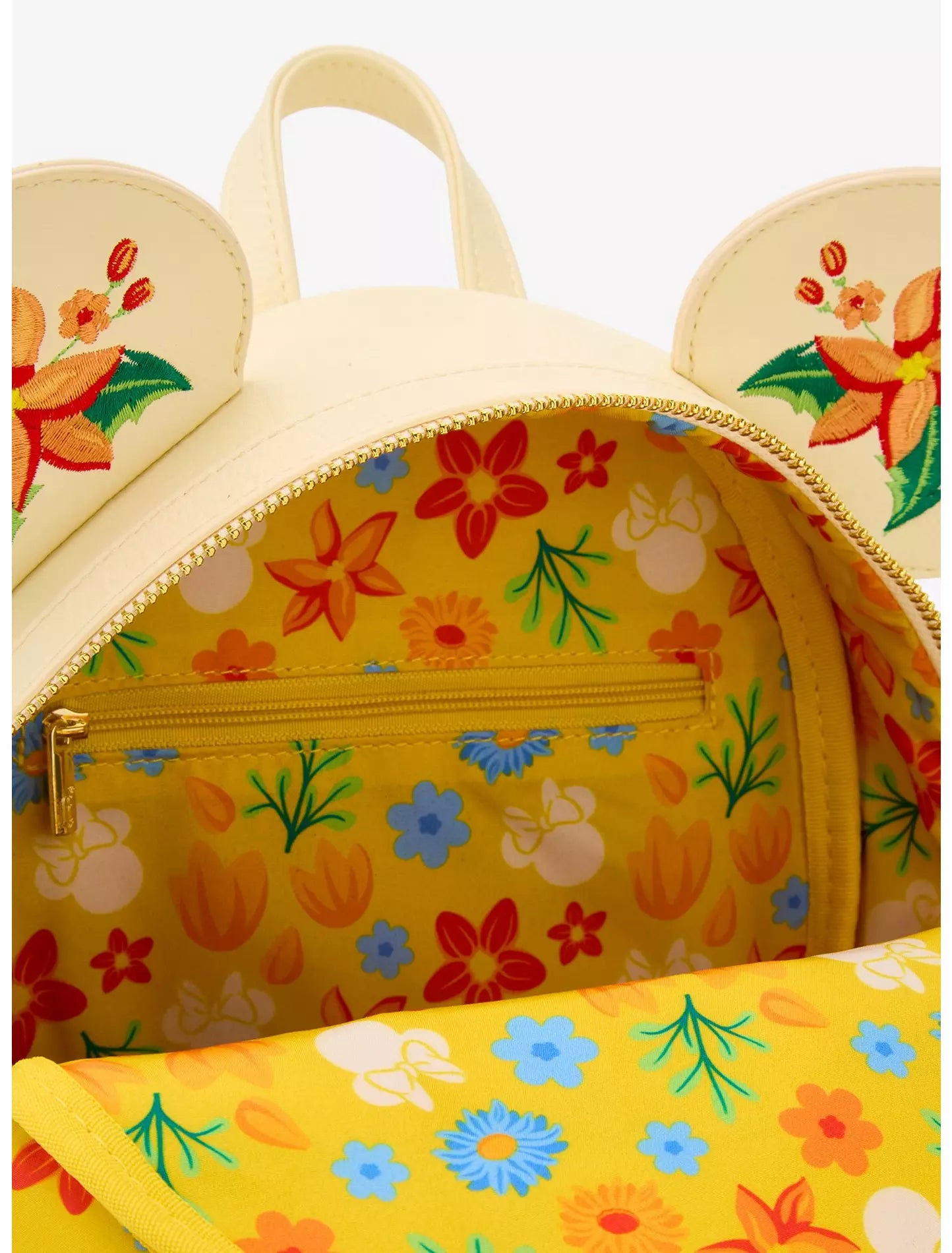 Mini Mochila Floral Minnie Mouse Orejas Loungefly Disney