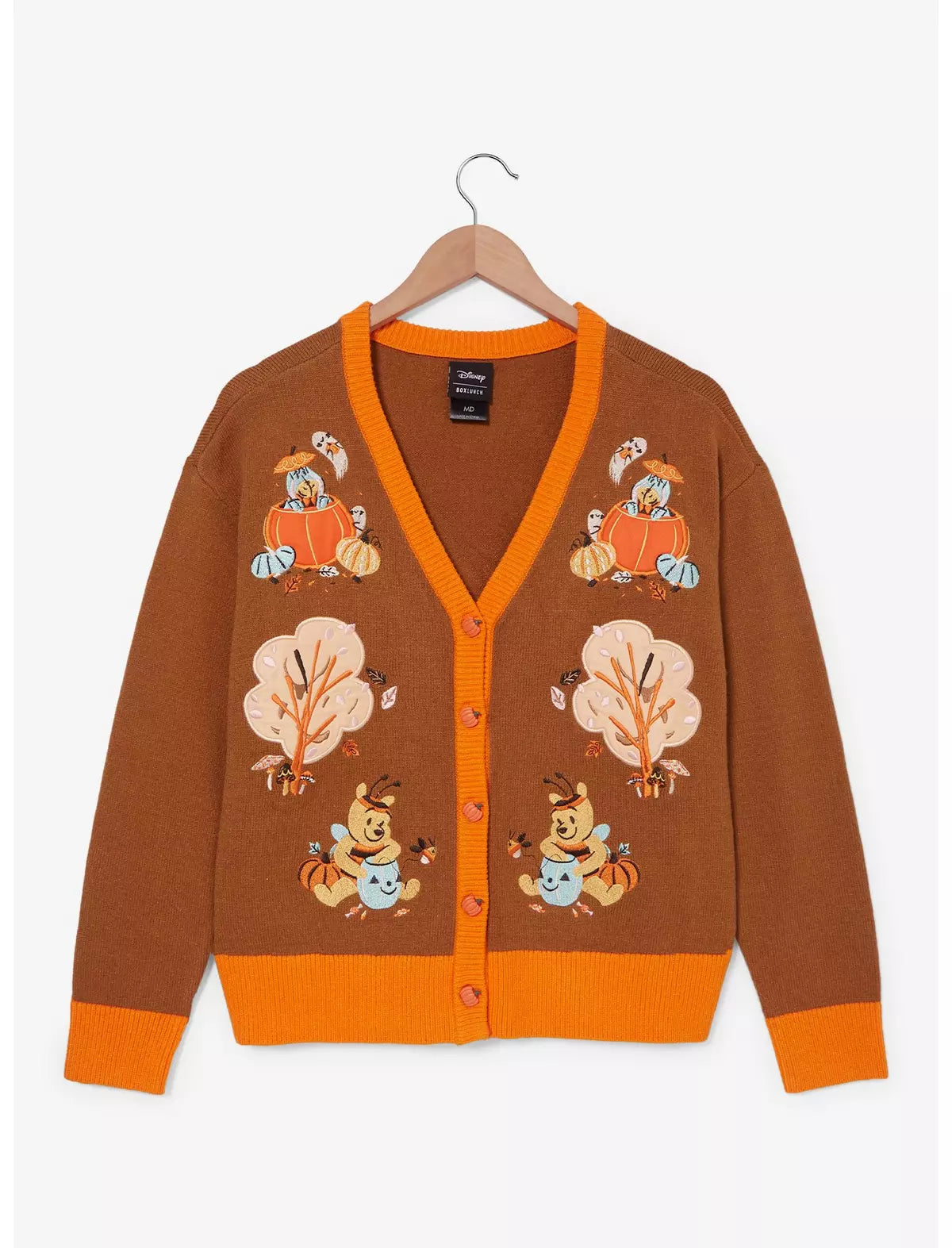 Disney Winnie the Pooh Pumpkin Calabaza Cardigan Sueter