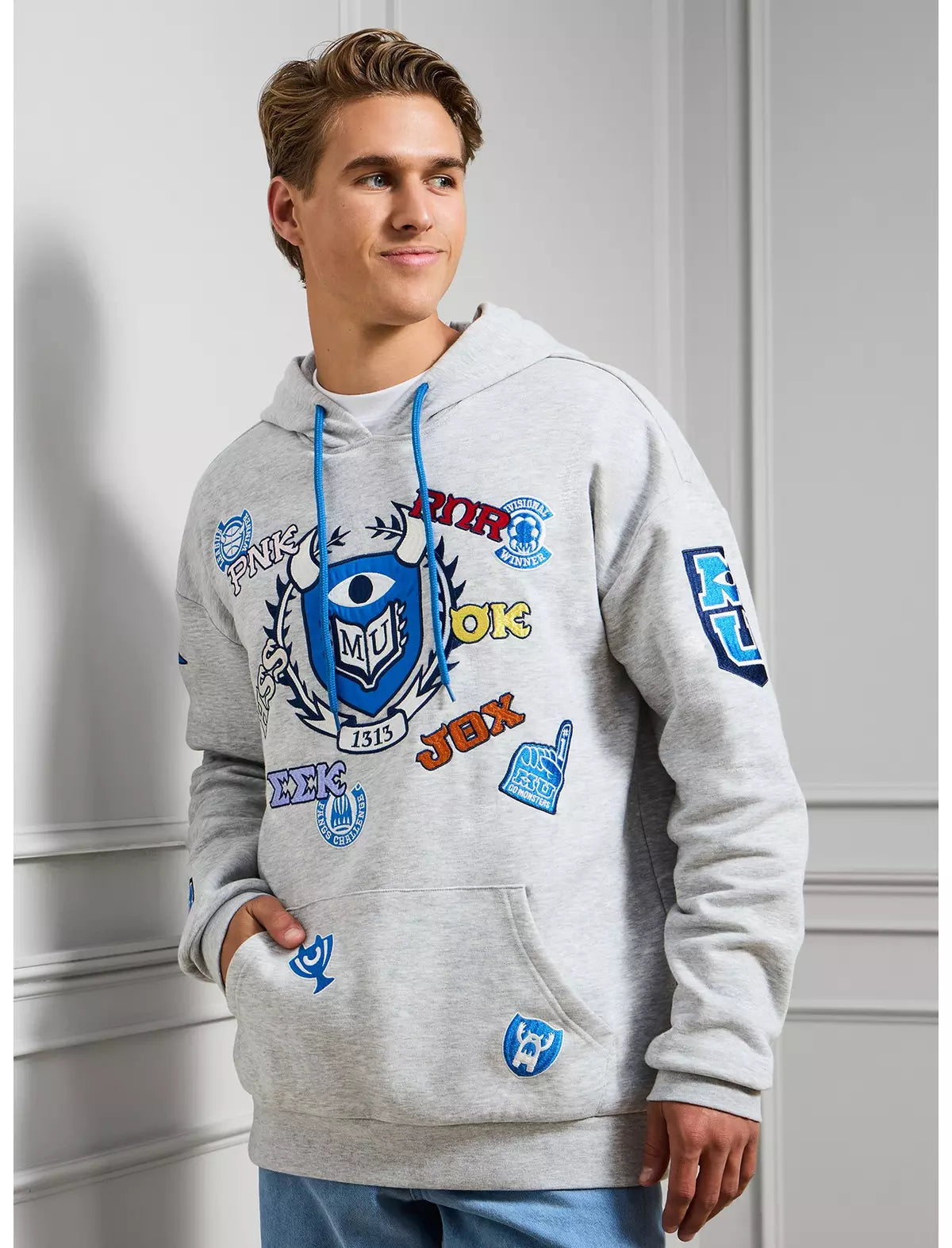 Monsters Inc Hoodie Personajes