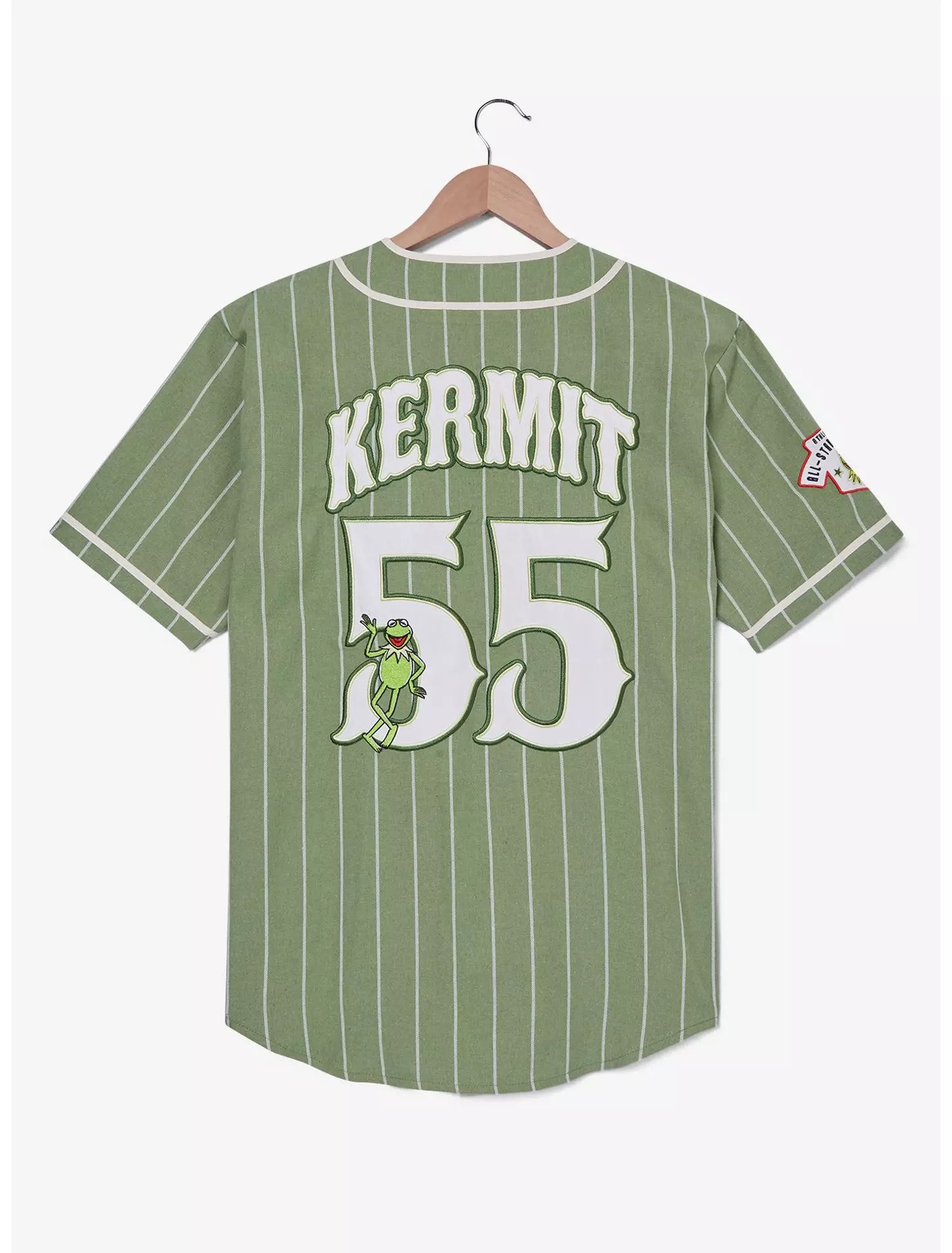 Jersey Beisbolero a Rayas Kermit The Muppets