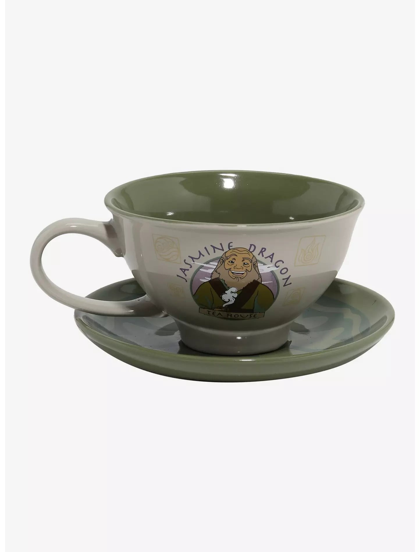 Juego de Taza de Té Avatar: The Last Airbender Uncle Iroh Jasmine Dragon
