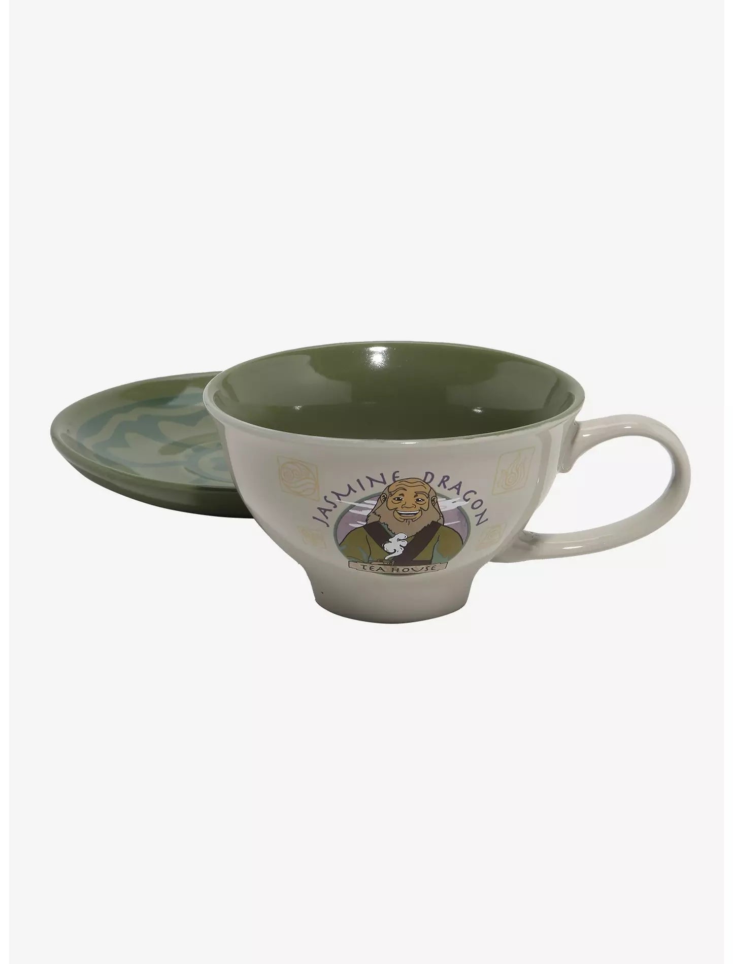 Juego de Taza de Té Avatar: The Last Airbender Uncle Iroh Jasmine Dragon