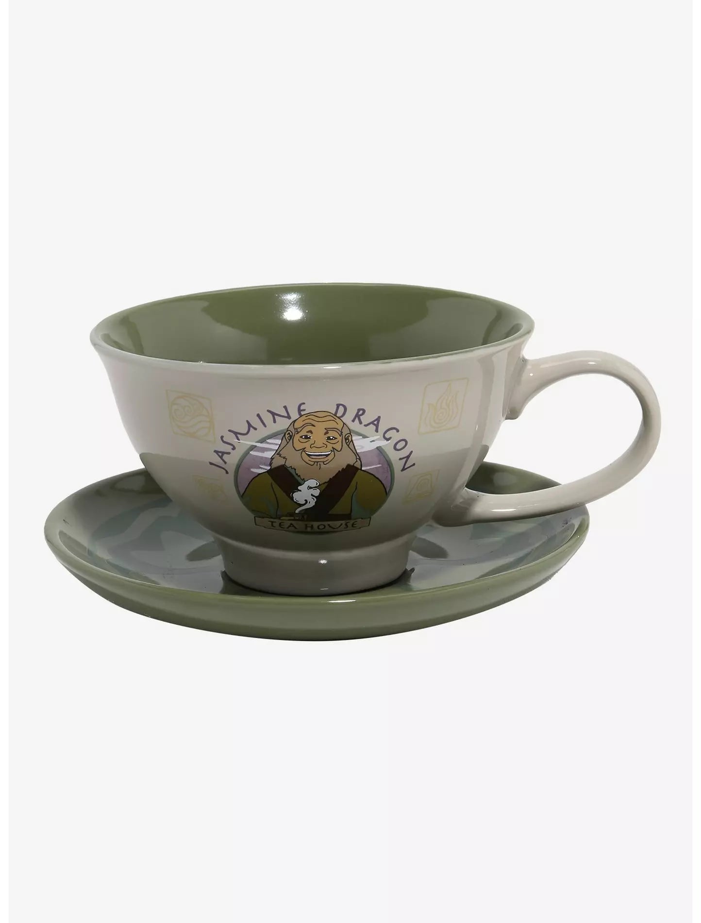 Juego de Taza de Té Avatar: The Last Airbender Uncle Iroh Jasmine Dragon