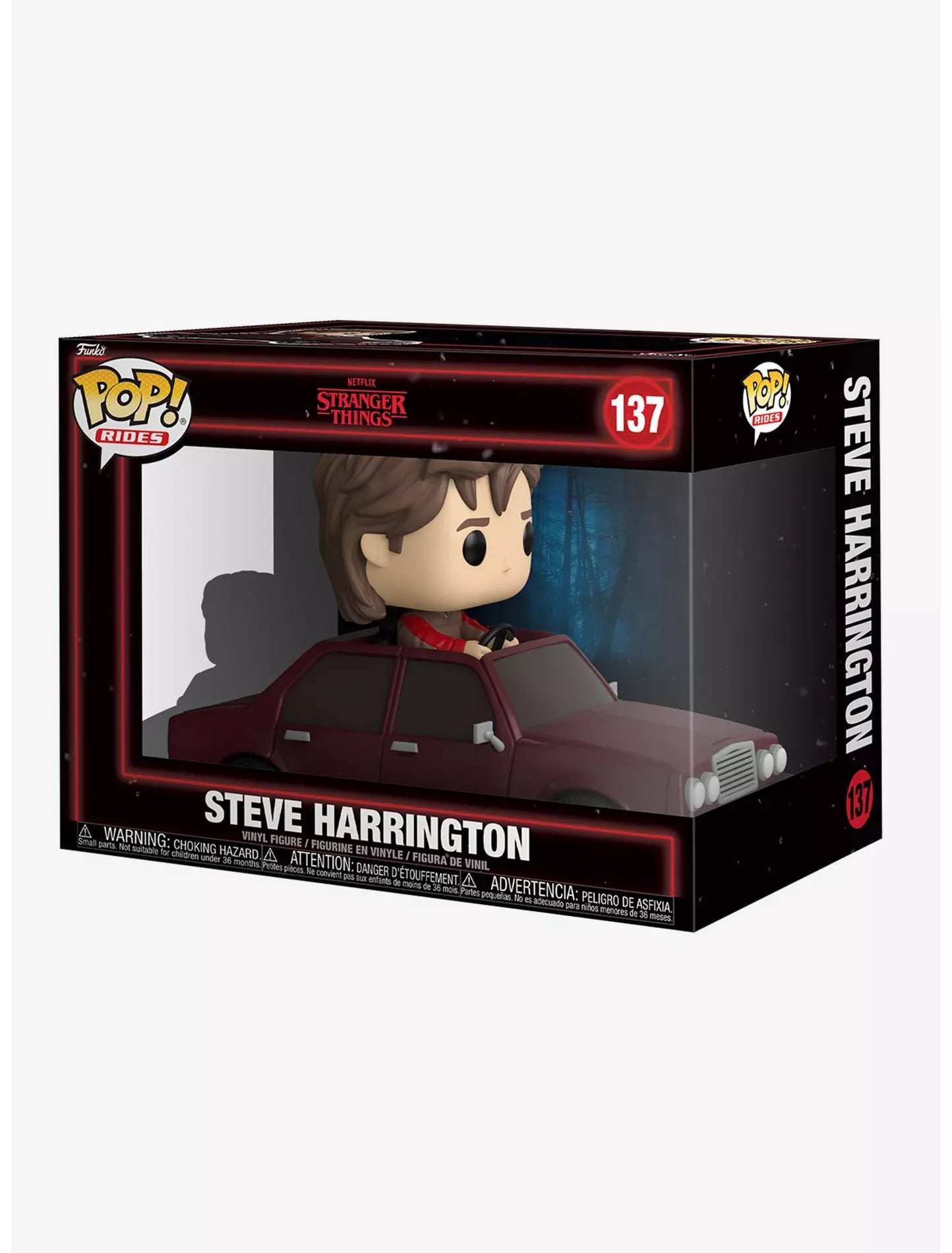 Funko Pop! Rides Stranger Things Steve Harrington en Auto