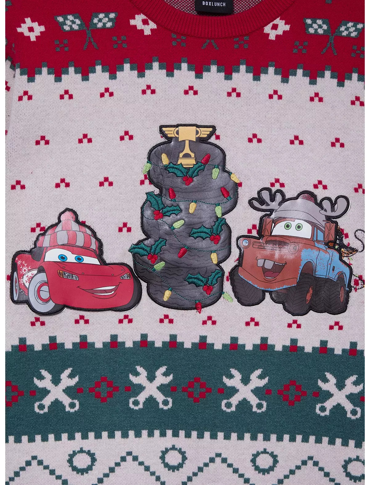 Disney Pixar Cars Lightning McQueen Ugly Sueter Navidad