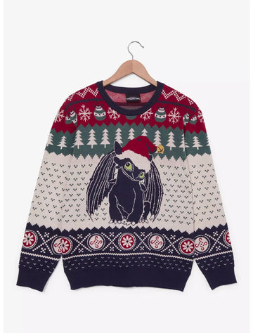 Suéter Navideño Cómo Entrenar a Tu Dragón Ugly Sweater