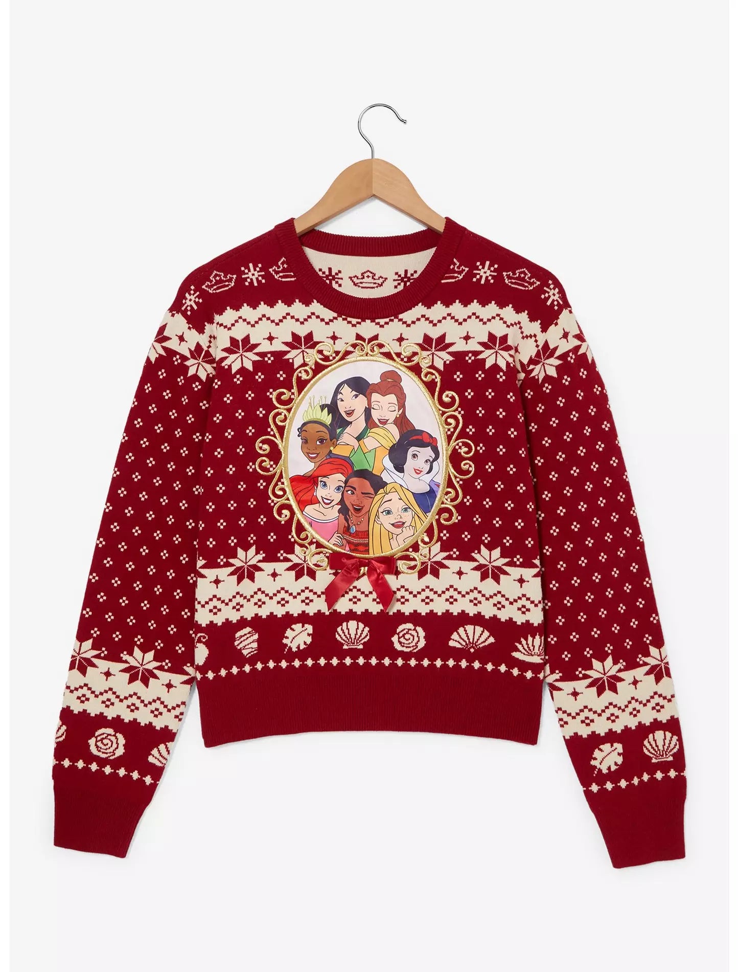 Suéter Navideño Princesas de Disney Ugly Sweater