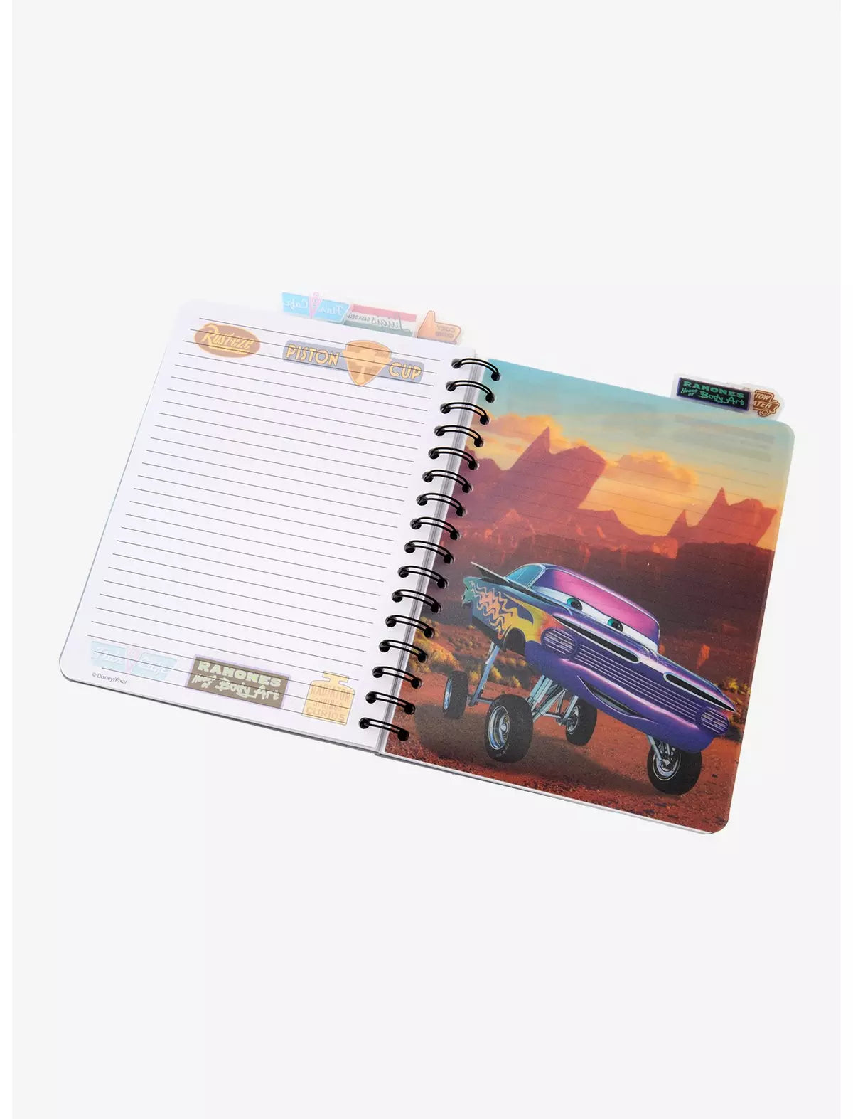 Cars Cuaderno Separadores