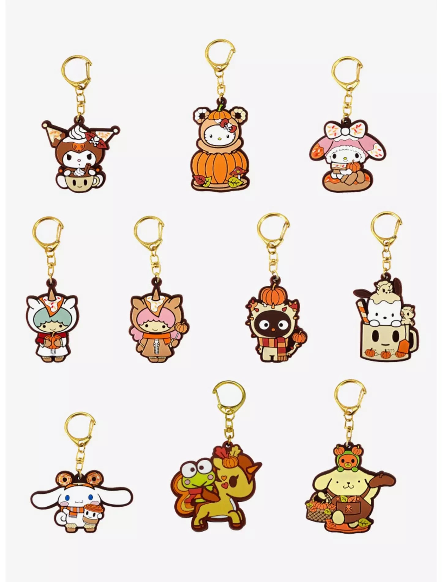Llavero sorpresa tokidoki Sanrio Hello Kitty & Friends Pumpkin Spice