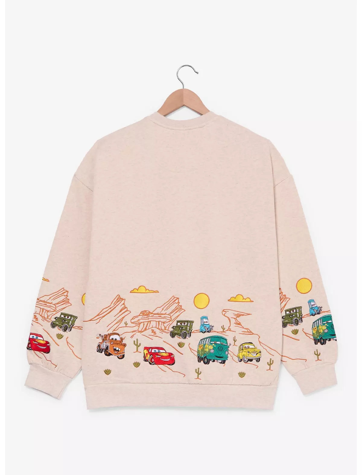 Cars Radiator Springs Embroidered Hoodie Sudadera