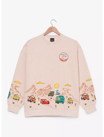 Cars Radiator Springs Embroidered Hoodie Sudadera