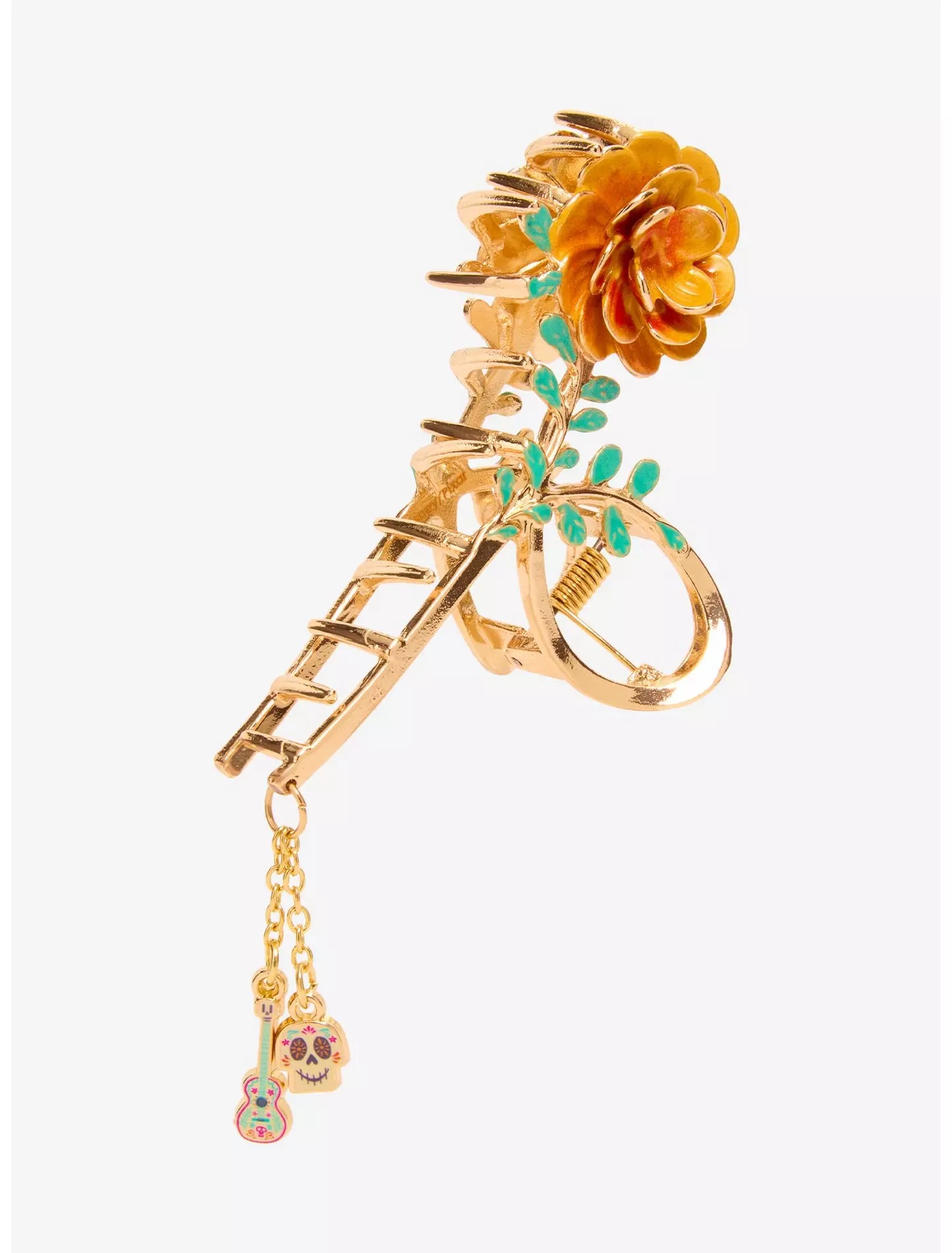 Pinza para el Cabello con Dijes de Cempasúchil Disney Pixar Coco