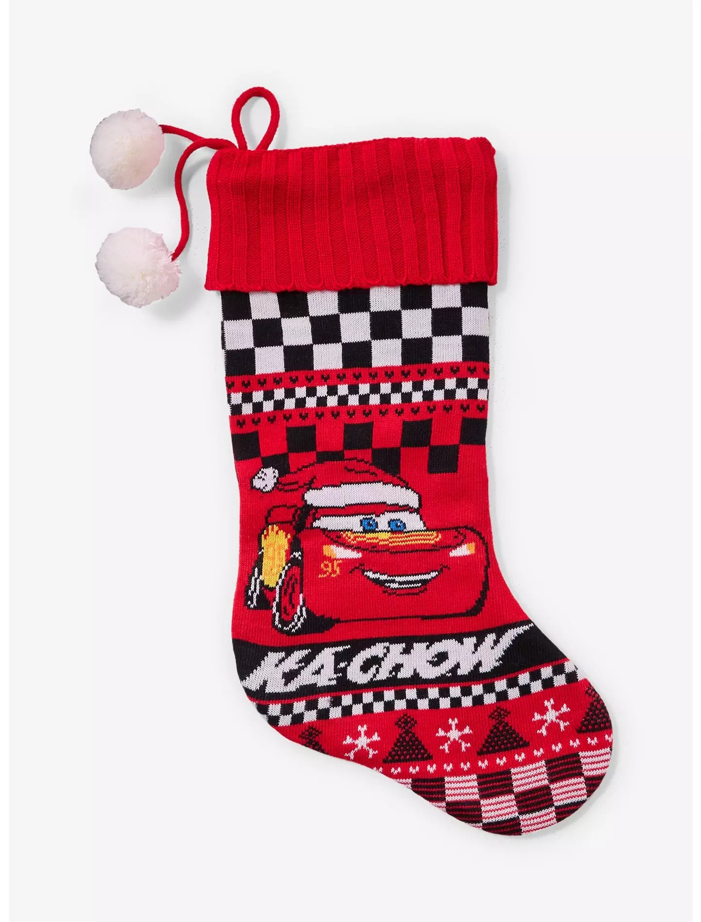 Bota Calcetín Navideño Disney Pixar Cars Rayo McQueen