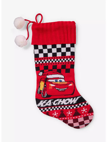 Bota Calcetín Navideño Disney Pixar Cars Rayo McQueen