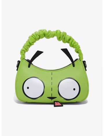 Loungefly Invader Zim GIR Fuzzy Handle Bolsa Crossbody