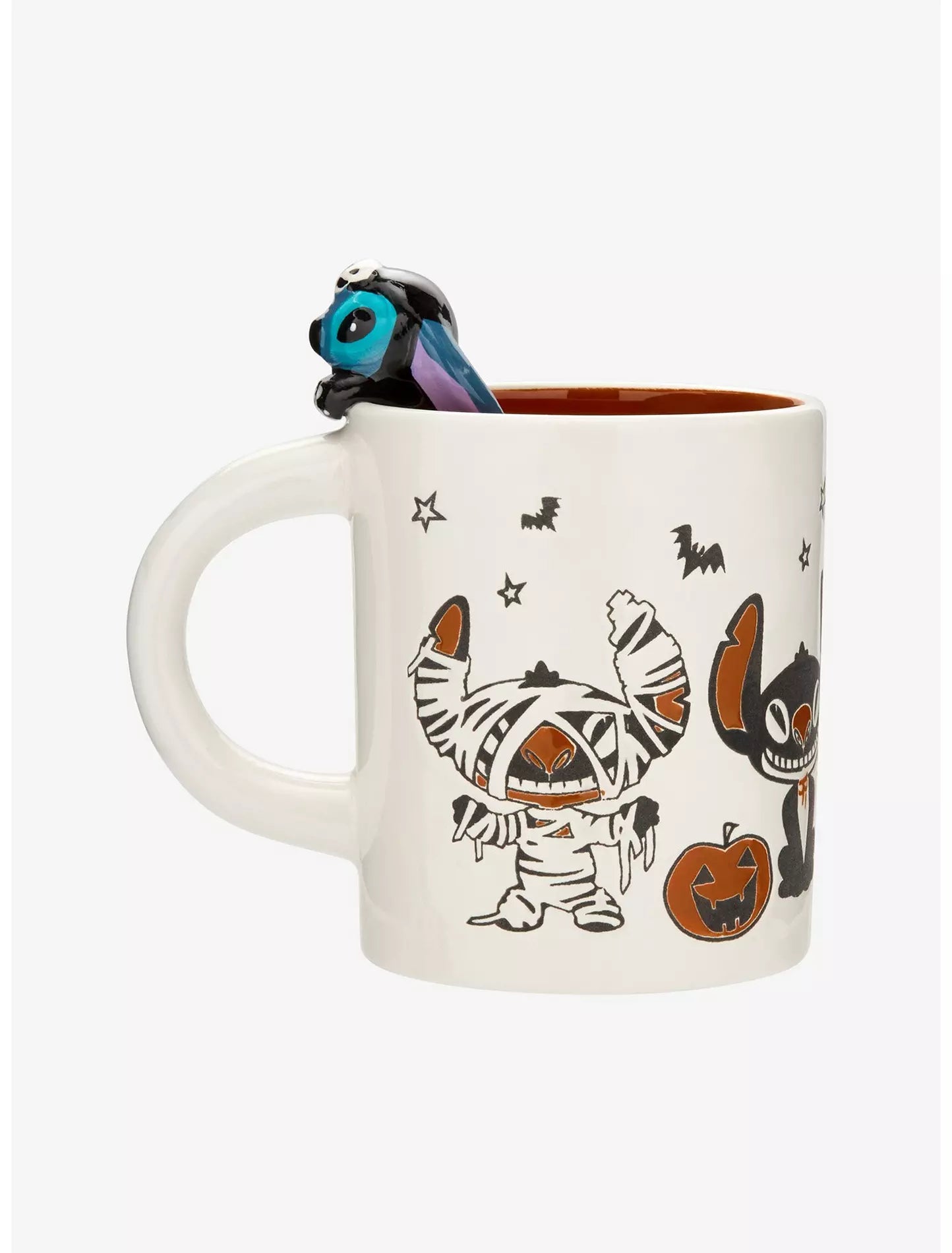 Taza Disney Stitch Asomándose Halloween