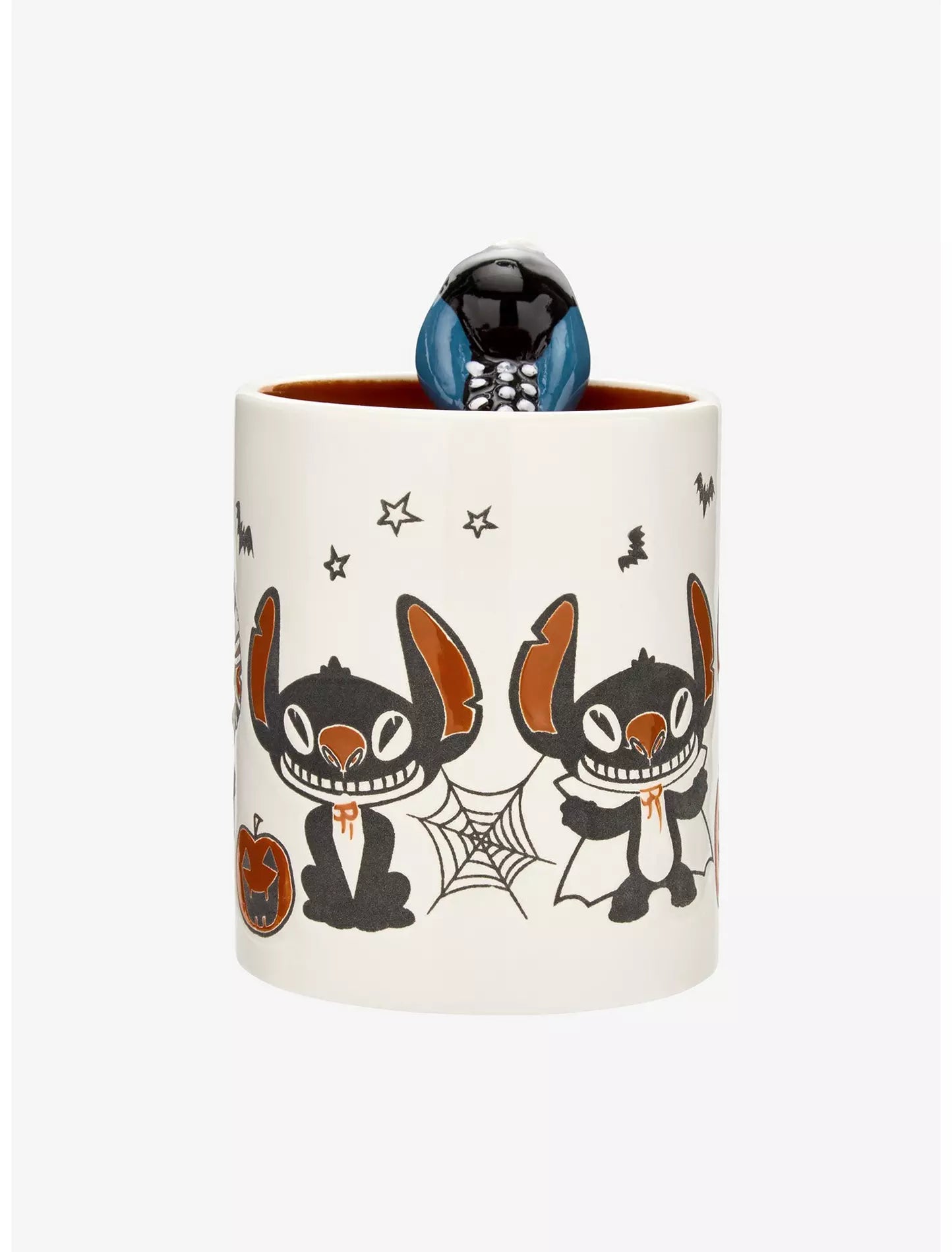 Taza Disney Stitch Asomándose Halloween