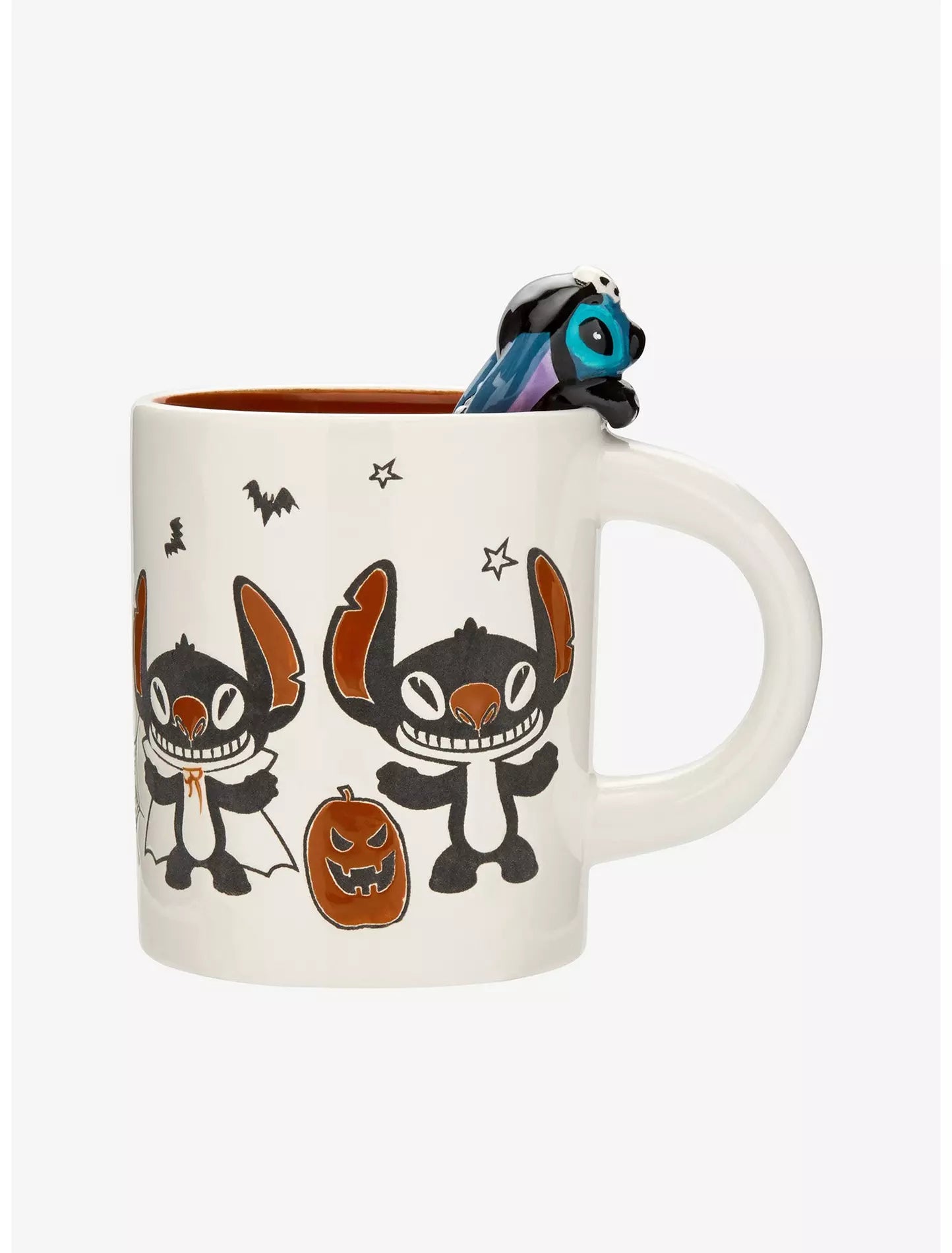 Taza Disney Stitch Asomándose Halloween