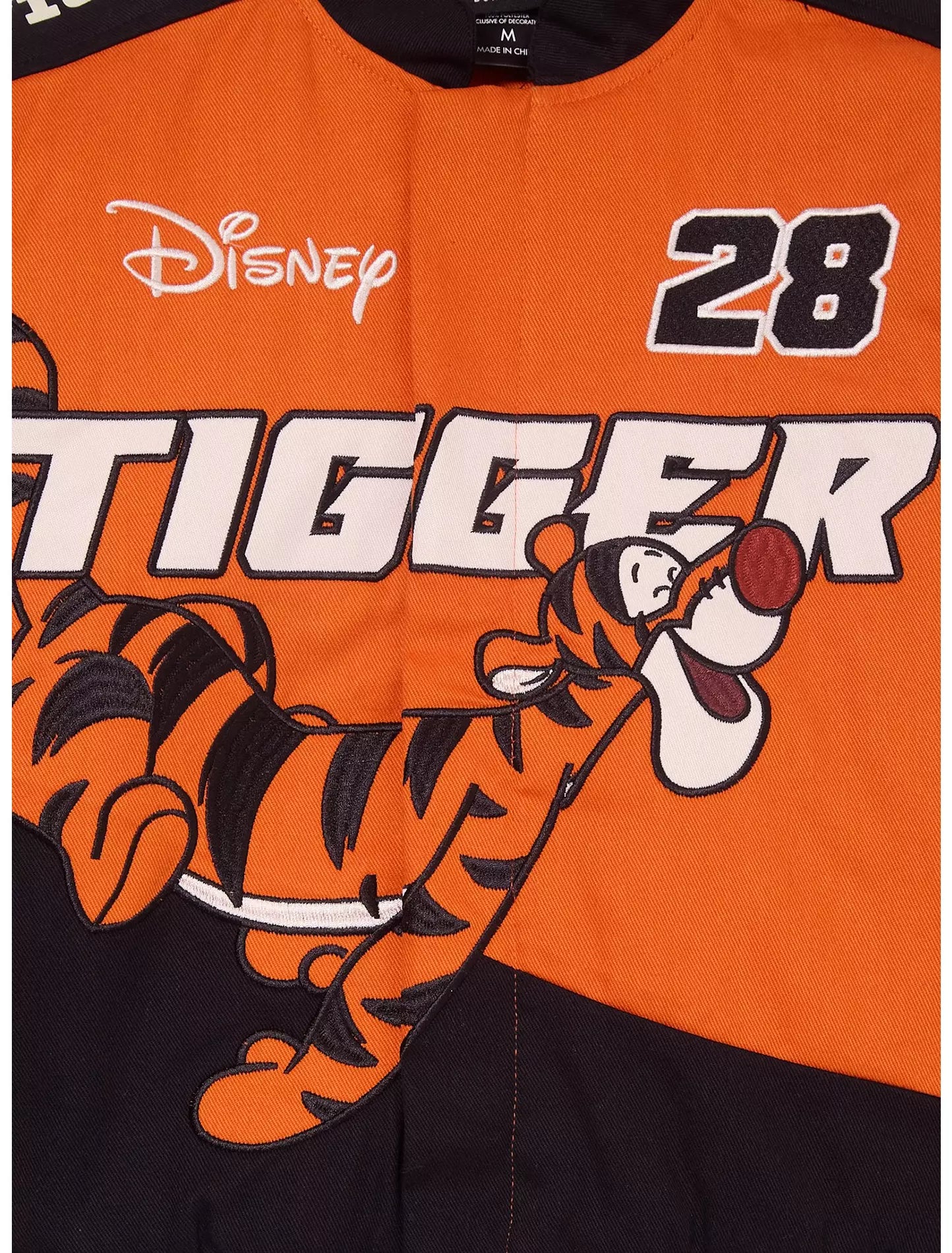 Disney Chamarra Moto Winnie the Pooh Tigger Cropped para Mujer