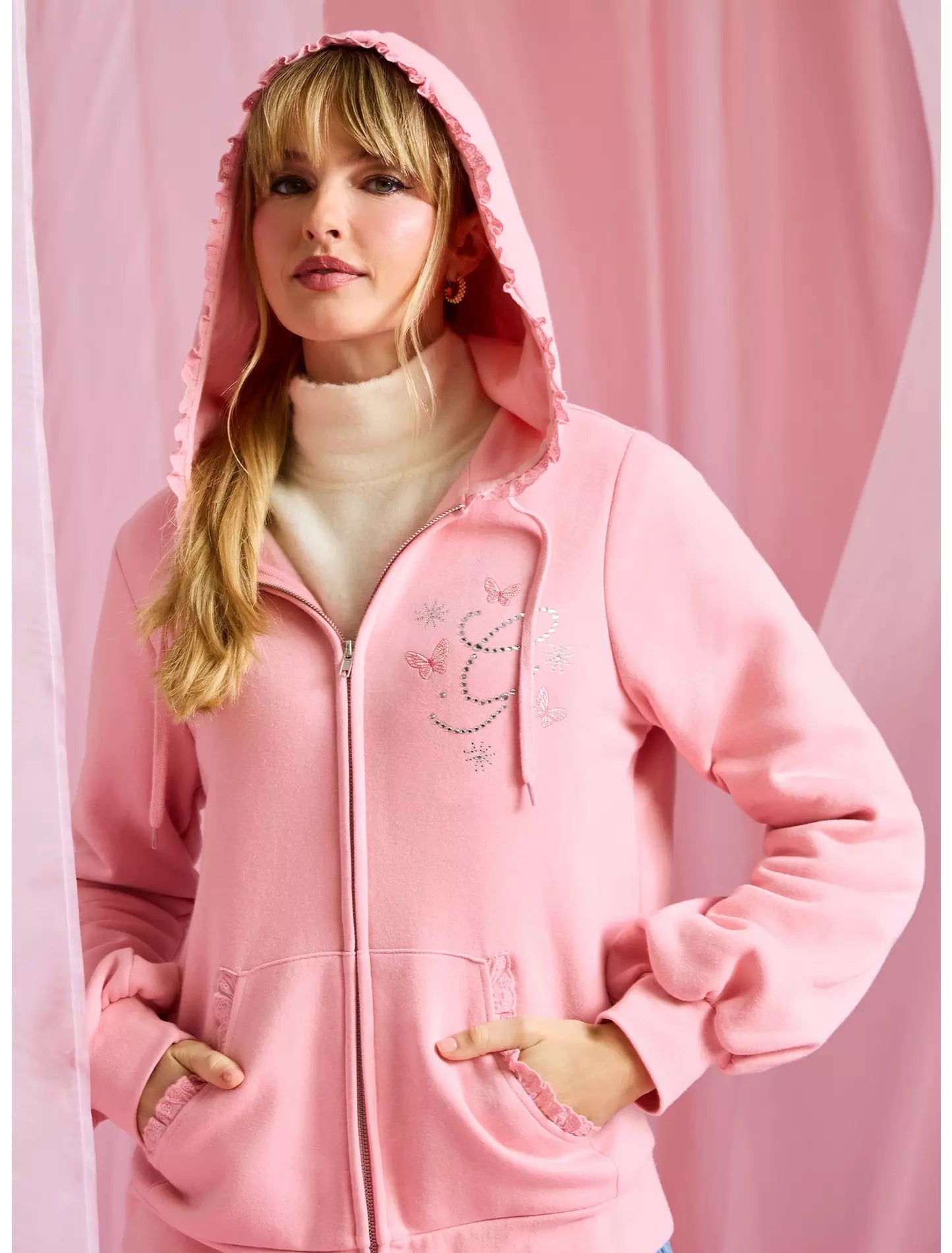 Sudadera con Cierre Wicked Glinda