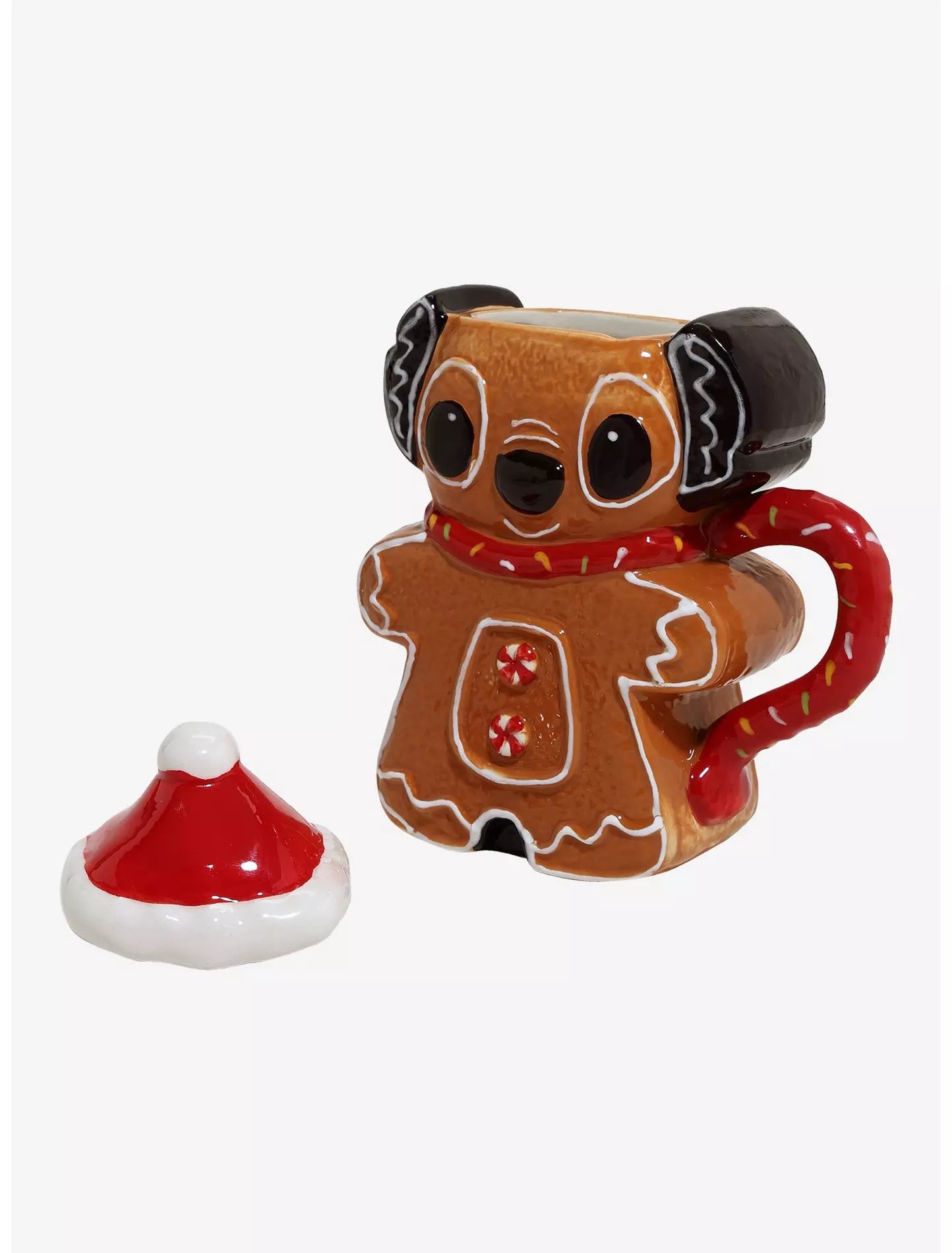 Taza Stitch de jengibre con tapa Lilo & Stitch Disney