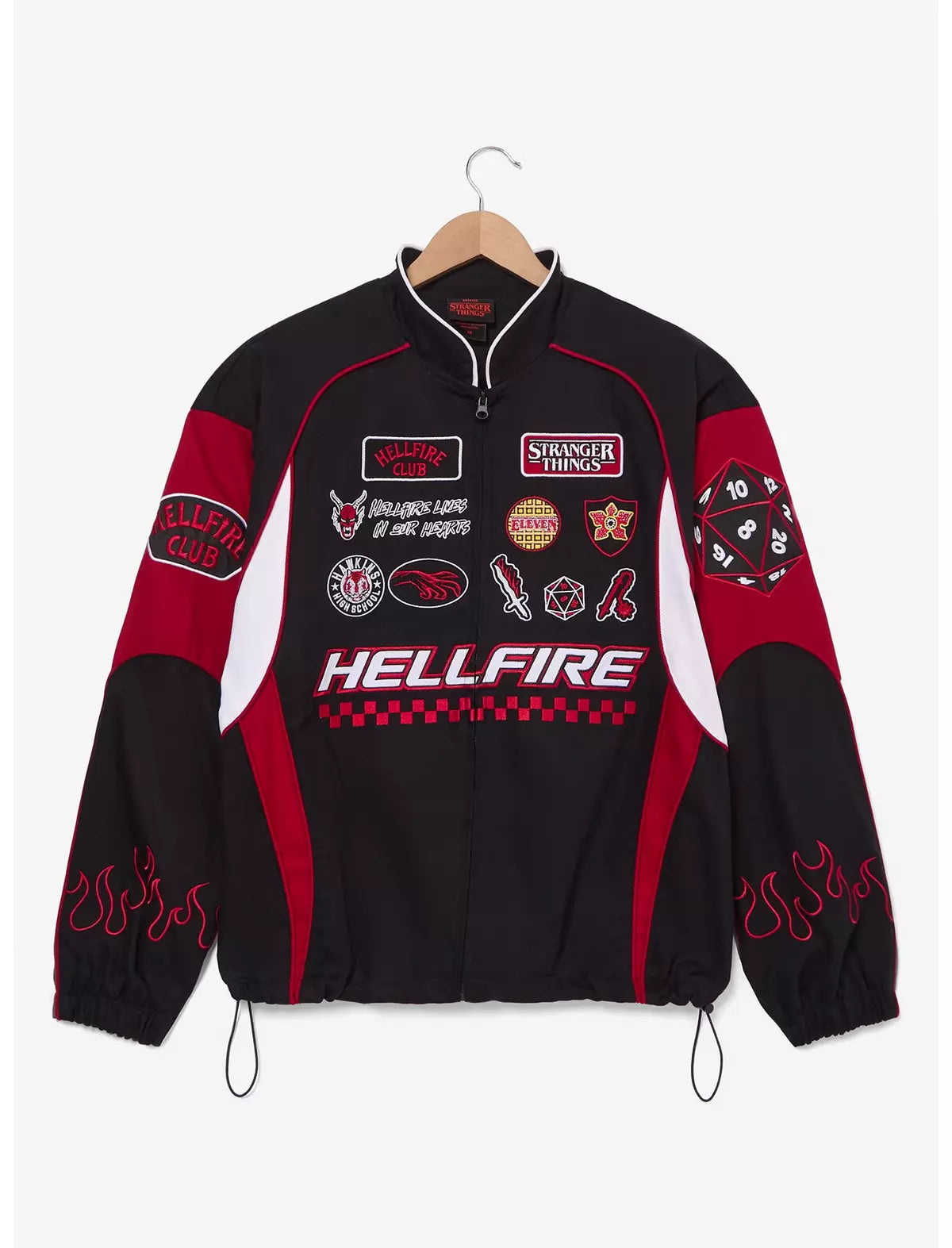 Stranger Things Hellfire Club Moto Chamarra