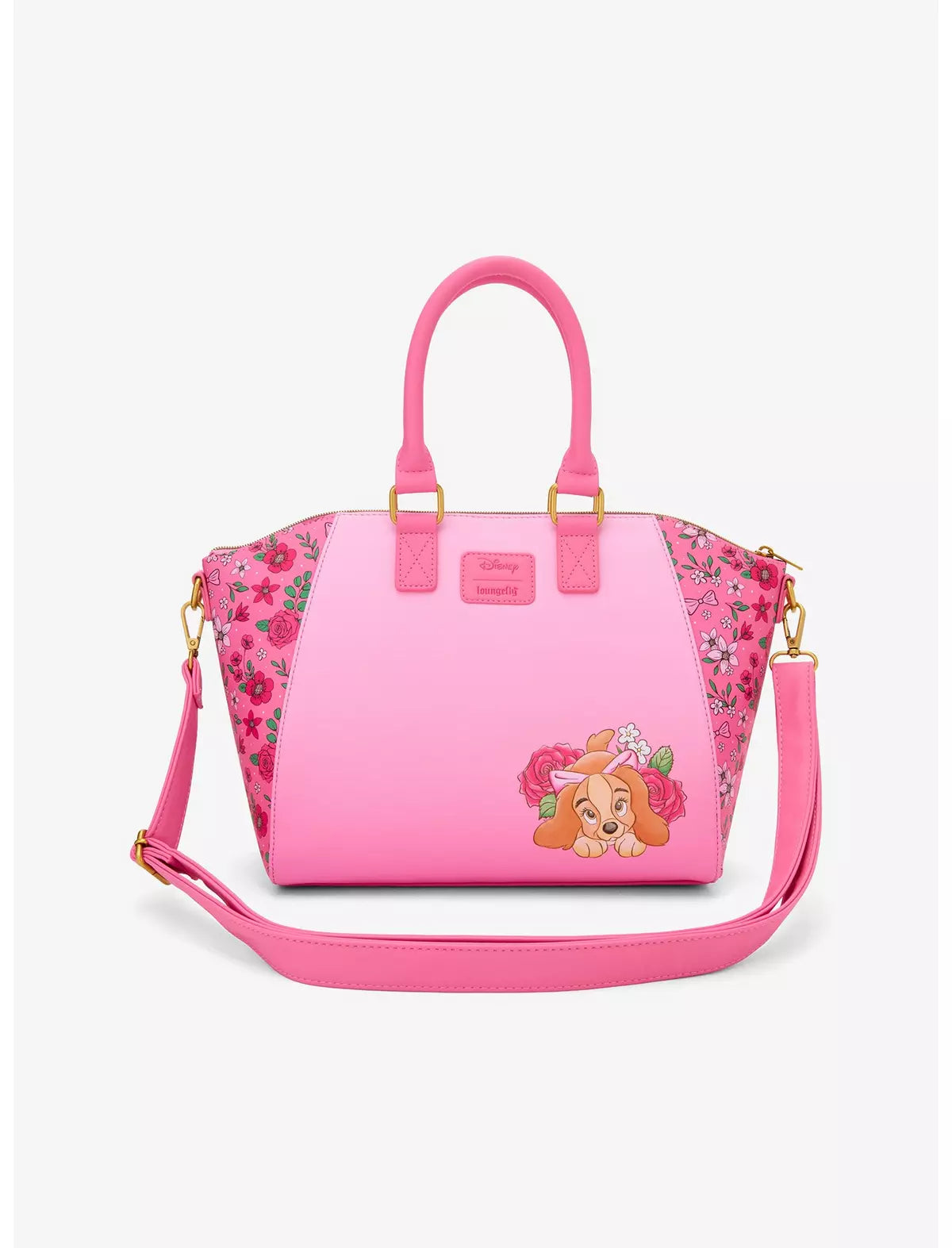La Dama Y El Vagabundo Bolsa Rosa Satchel