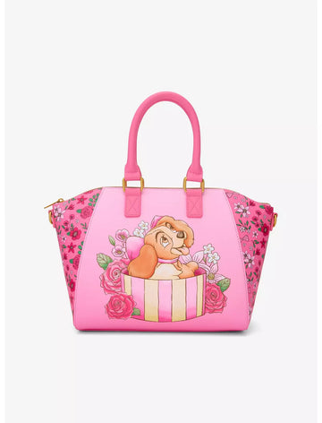 La Dama Y El Vagabundo Bolsa Rosa Satchel